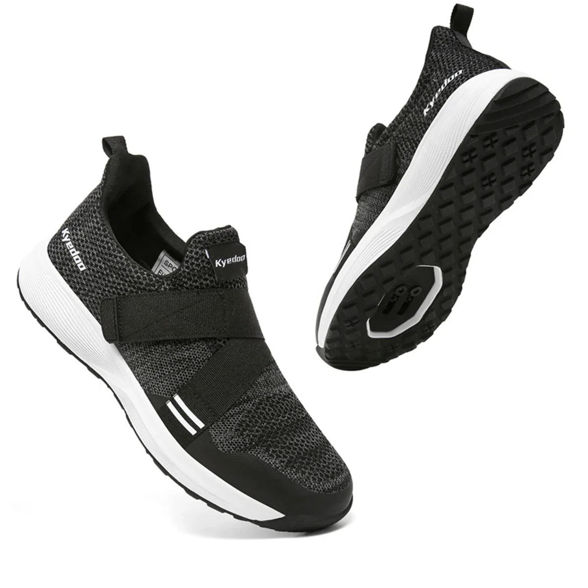 MTB-Radschuh mit Flachpedal-Gripdesign und atmungsaktivem Webobermaterial