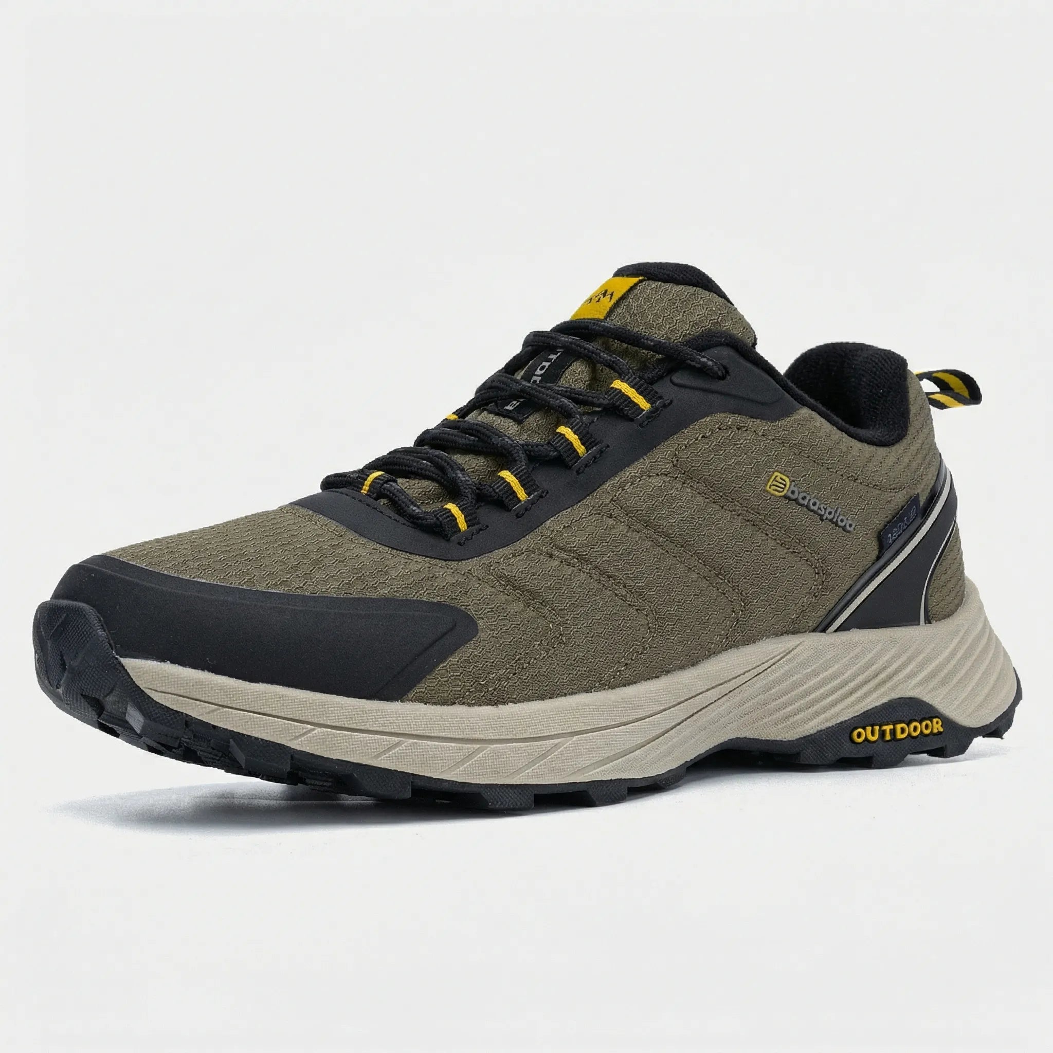 Herren-Wanderschuhe wasserdicht rutschfest Schnürer Low-Top