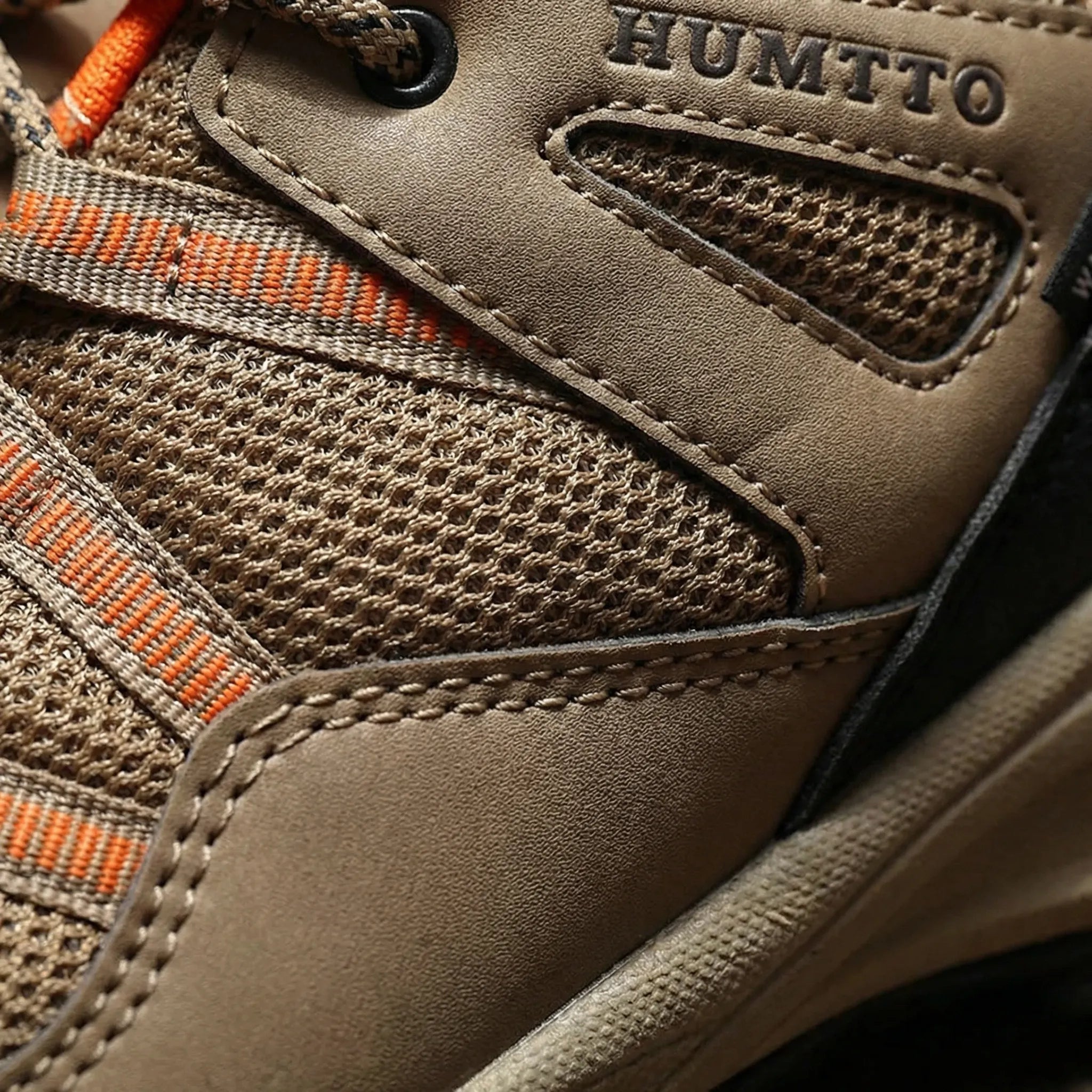 Herren-Wanderschuhe atmungsaktiv schnürbar rutschfest gepolsterte Sohle