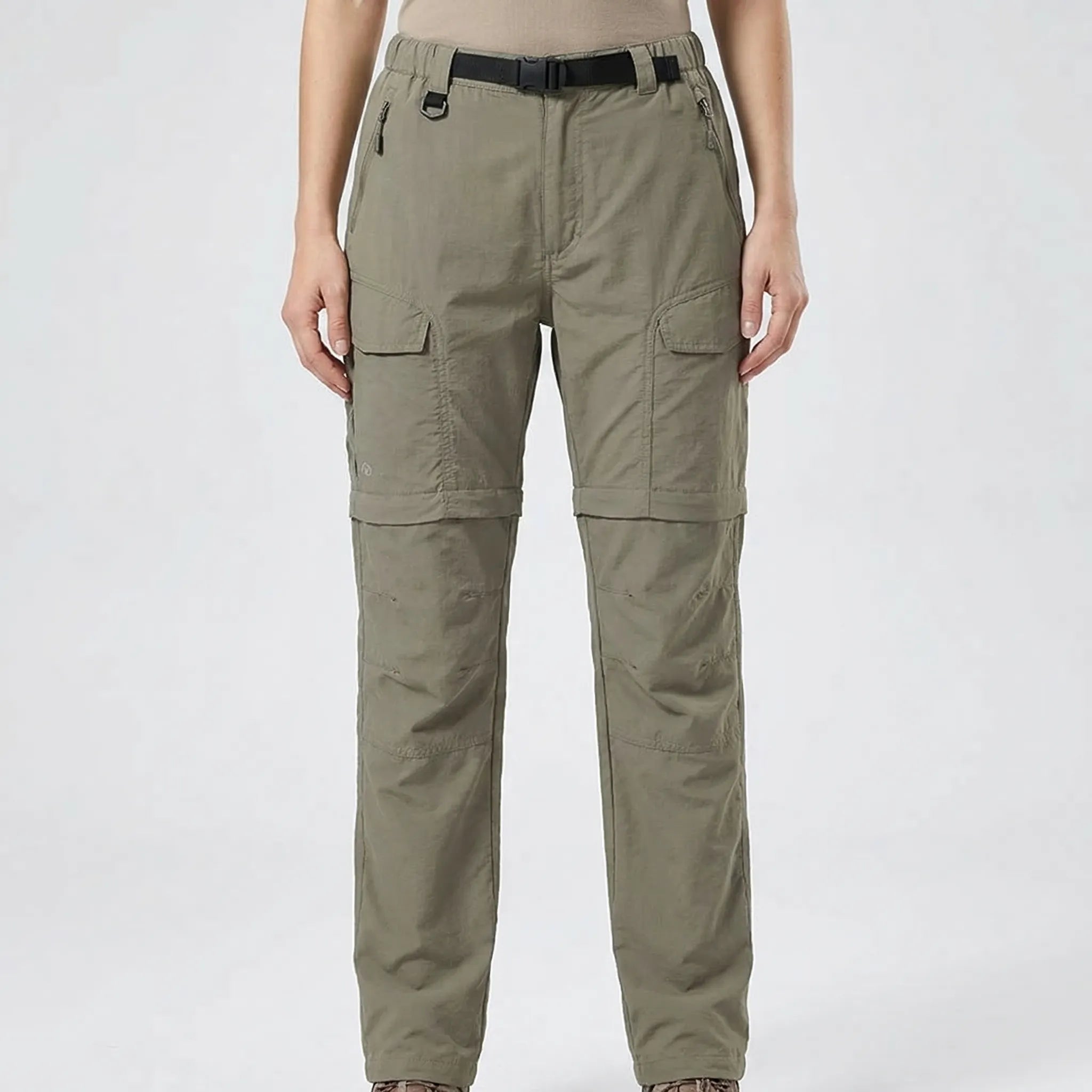 Damen Zip-Off Wanderhose Cargo schnelltrocknend atmungsaktiv