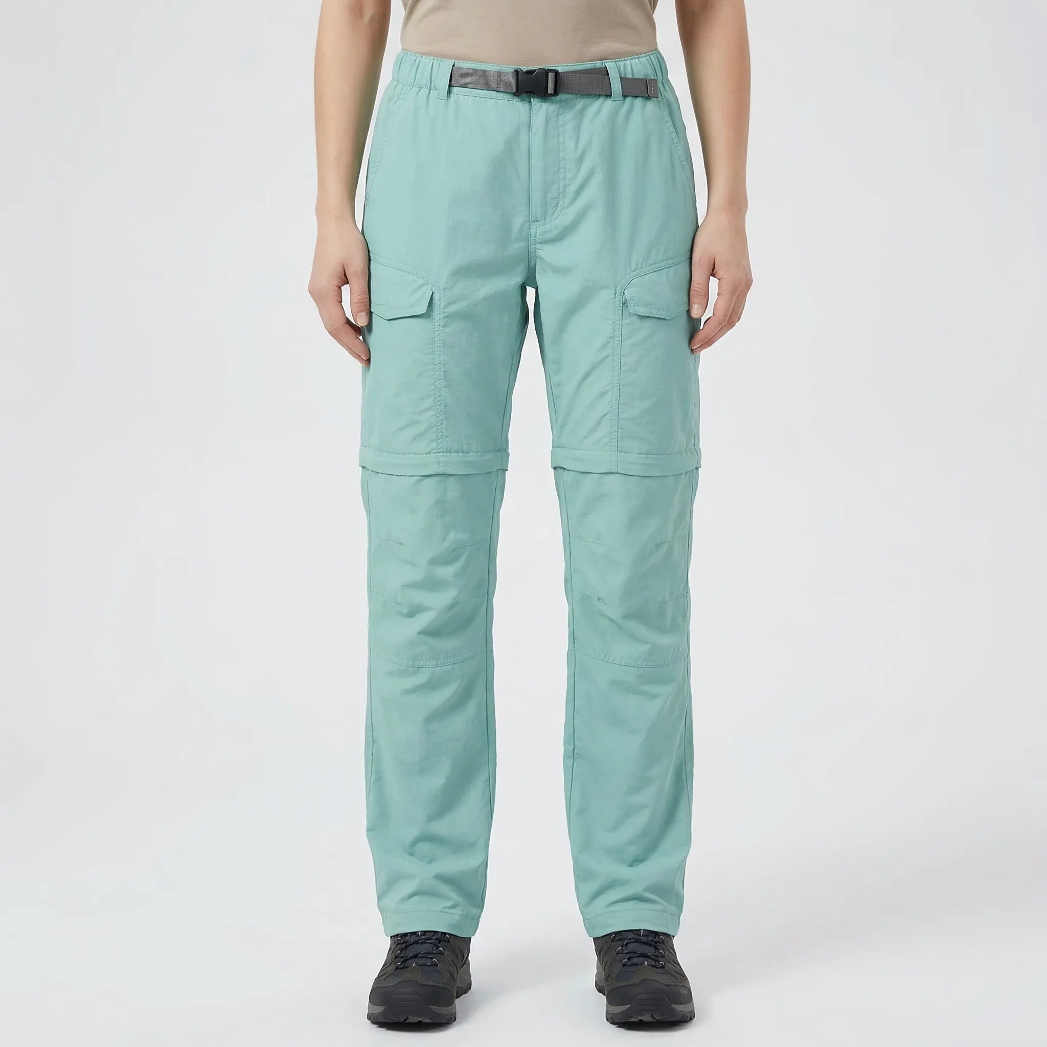 Damen Zip-Off Wanderhose Cargo schnelltrocknend atmungsaktiv