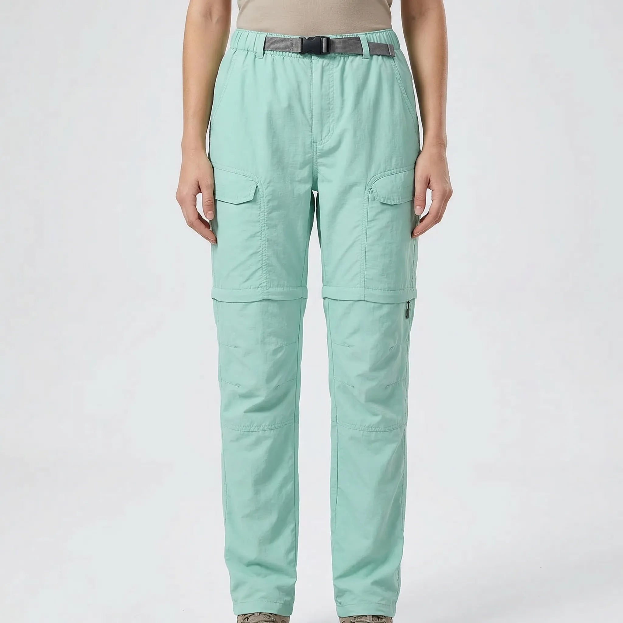 Damen Zip-Off Wanderhose Cargo schnelltrocknend atmungsaktiv