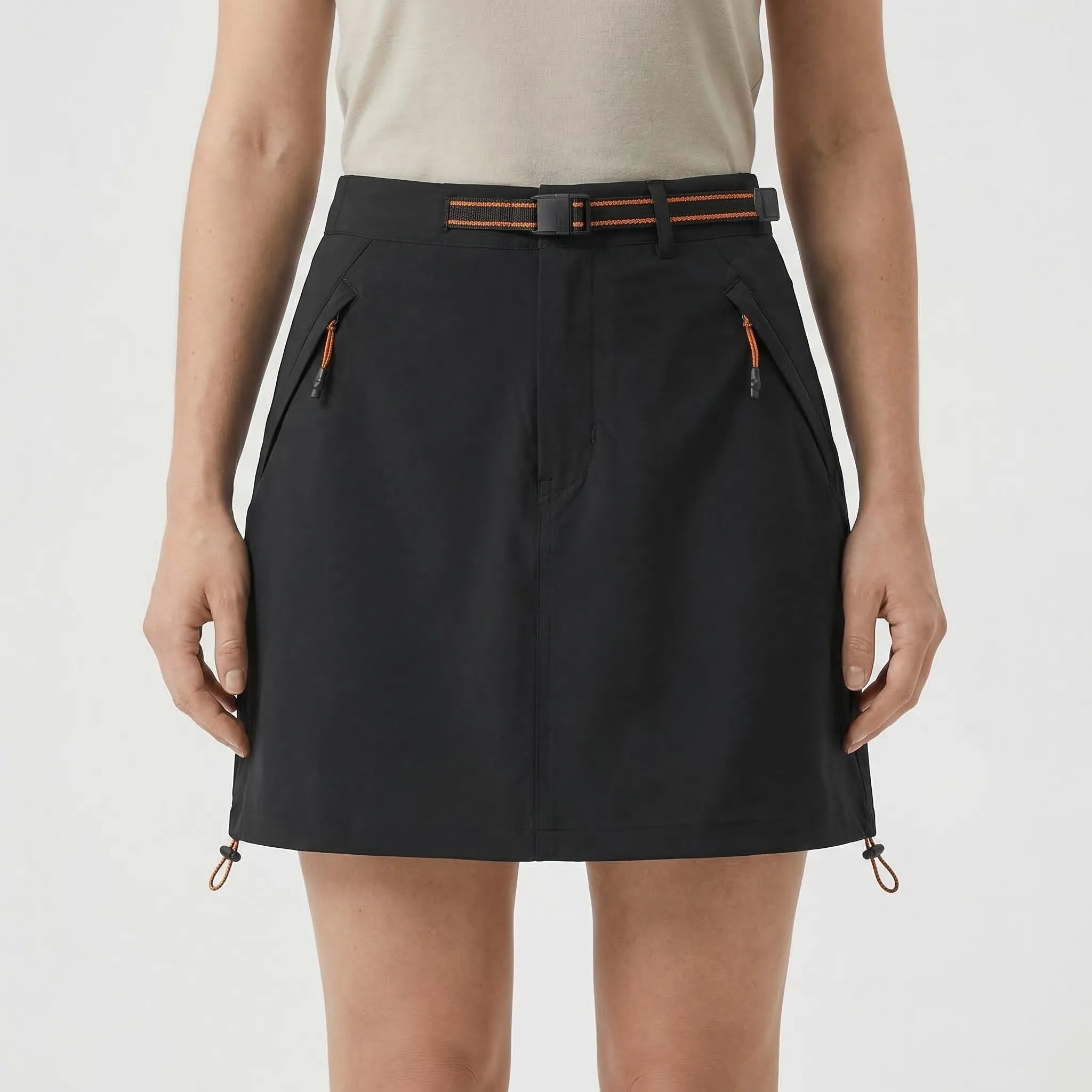 Leichter Damen Wander-Skort mit Stretchmaterial und integrierten Shorts für Outdoor-Aktivitäten