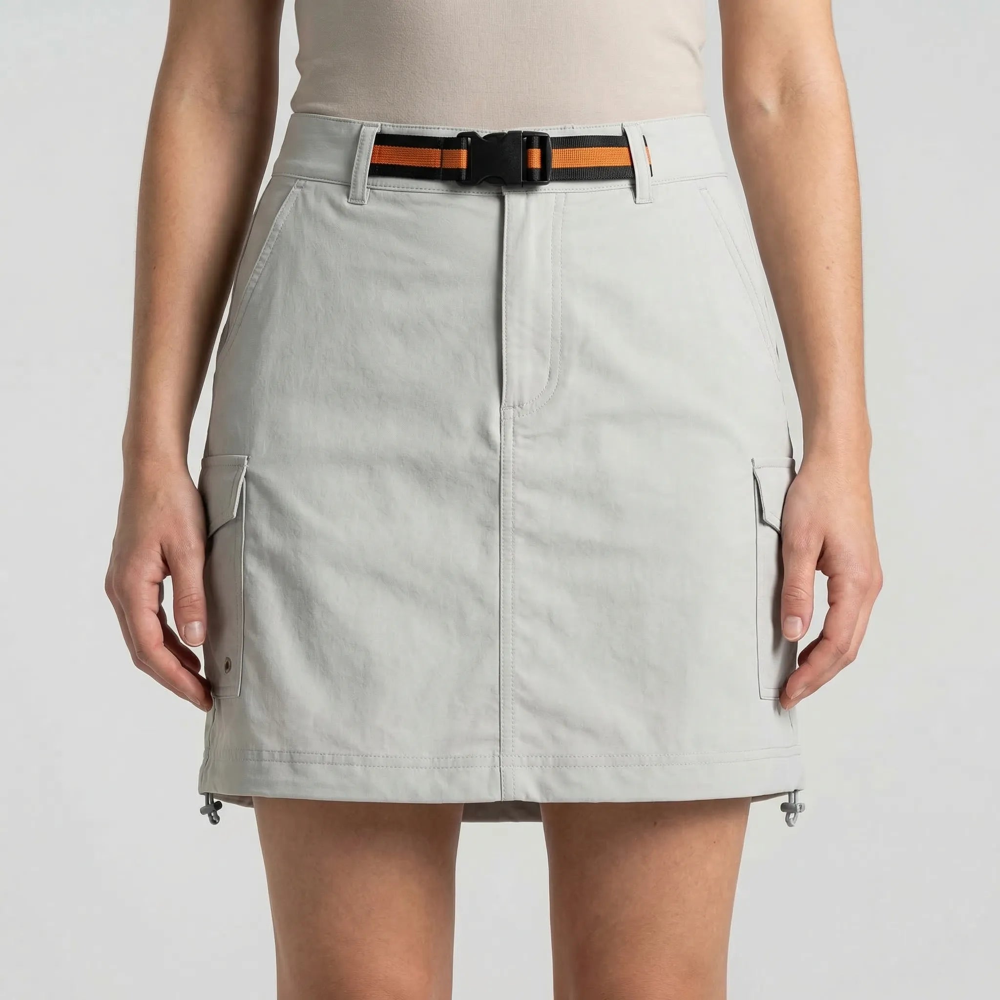 Leichter Damen Wander-Skort mit Stretchmaterial und integrierten Shorts für Outdoor-Aktivitäten