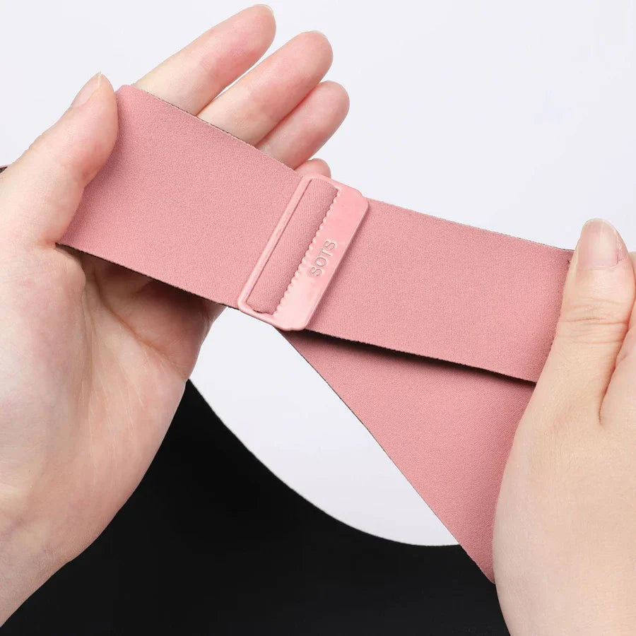 Breitrandiger Sonnenhut für Damen mit offener Krone und verstellbarem Rückband