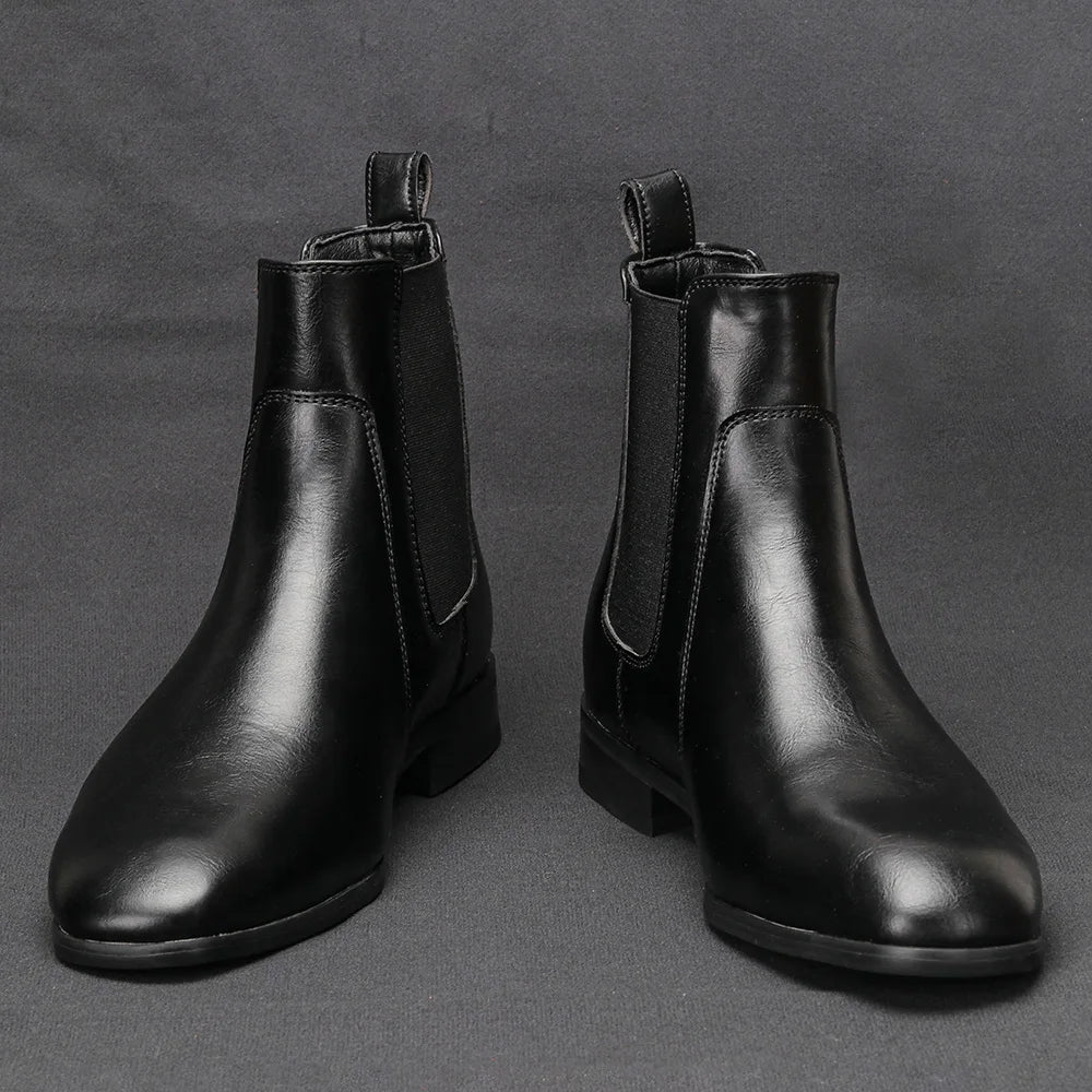 Nordspur | Trevino Klassische Chelsea Boots Mit Karreeform