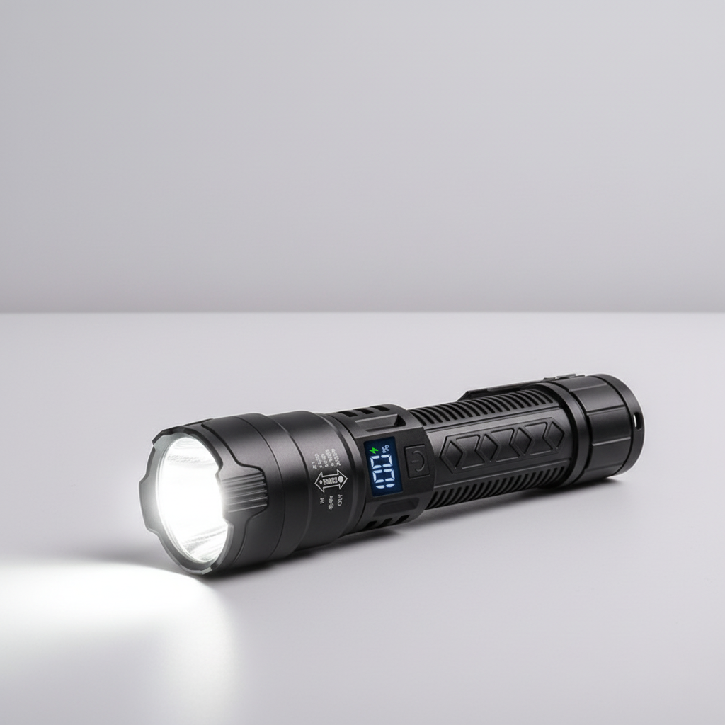 LED-Taschenlampe aufladbar zoombar wasserdicht 2000 Lumen