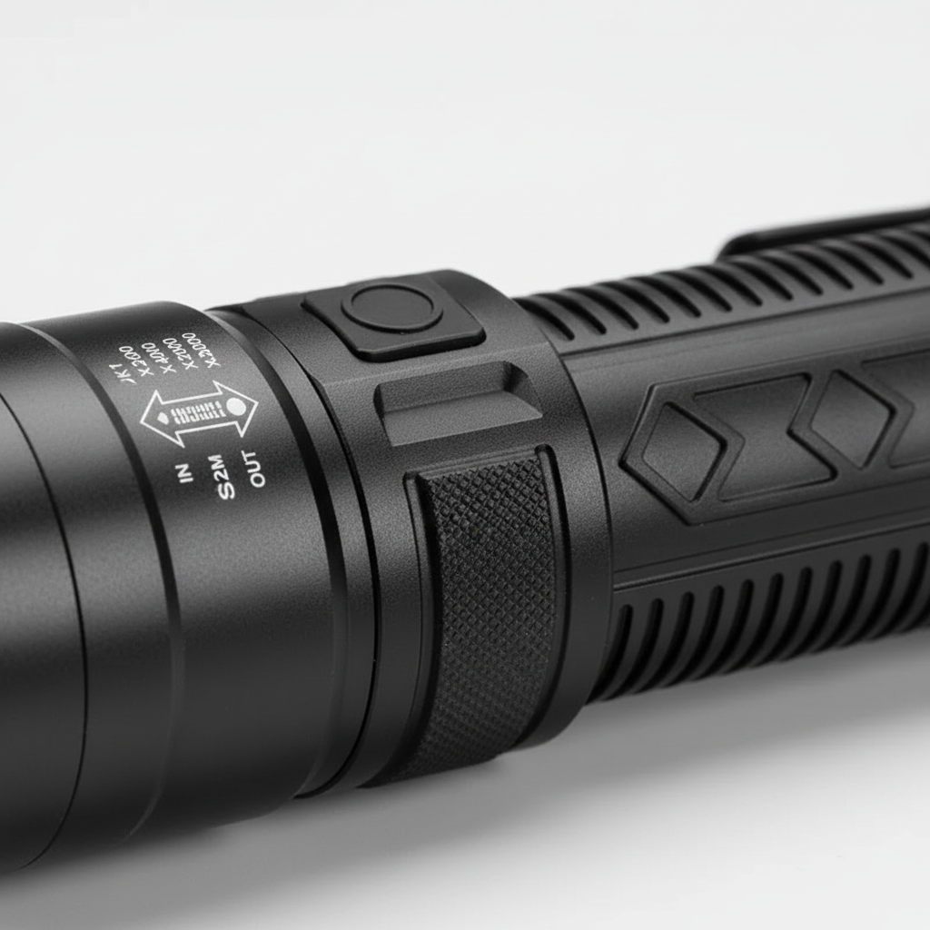 LED-Taschenlampe aufladbar zoombar wasserdicht 2000 Lumen