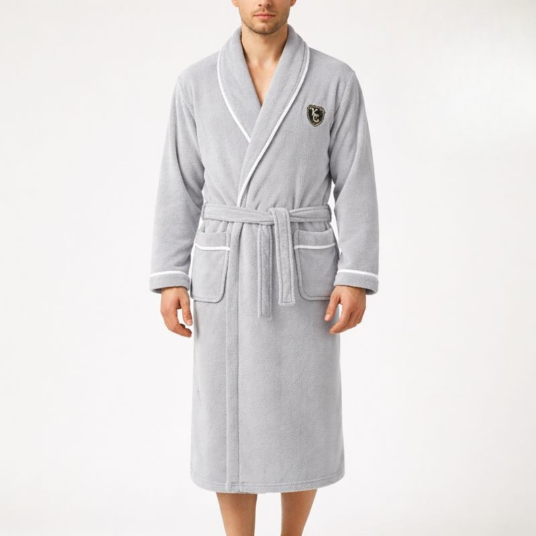 Nordspur | Cozyvella Langer Shawl-Collar-Bademantel