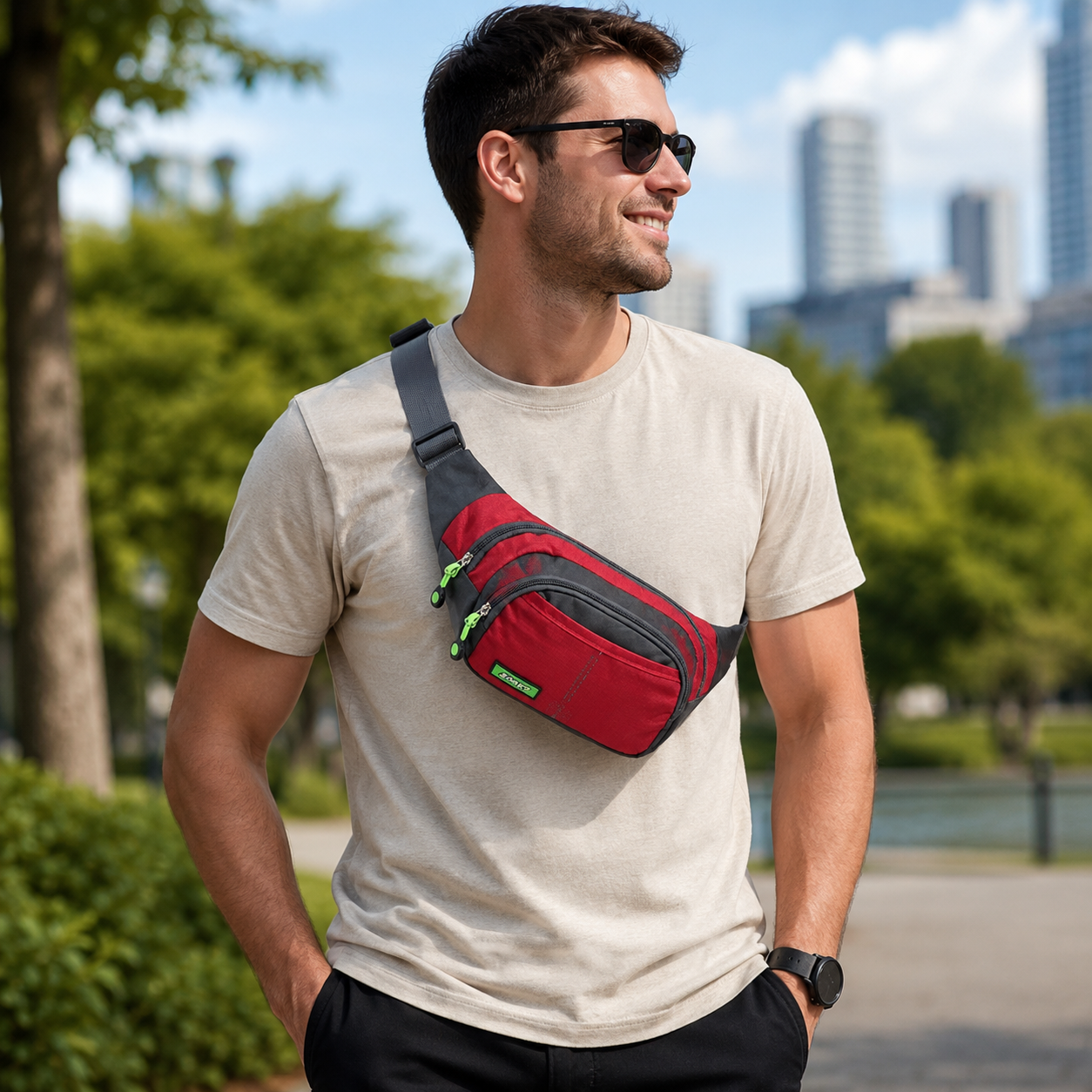 Nordspur | Vaylix Wasserdichte Nylon-Gürteltasche