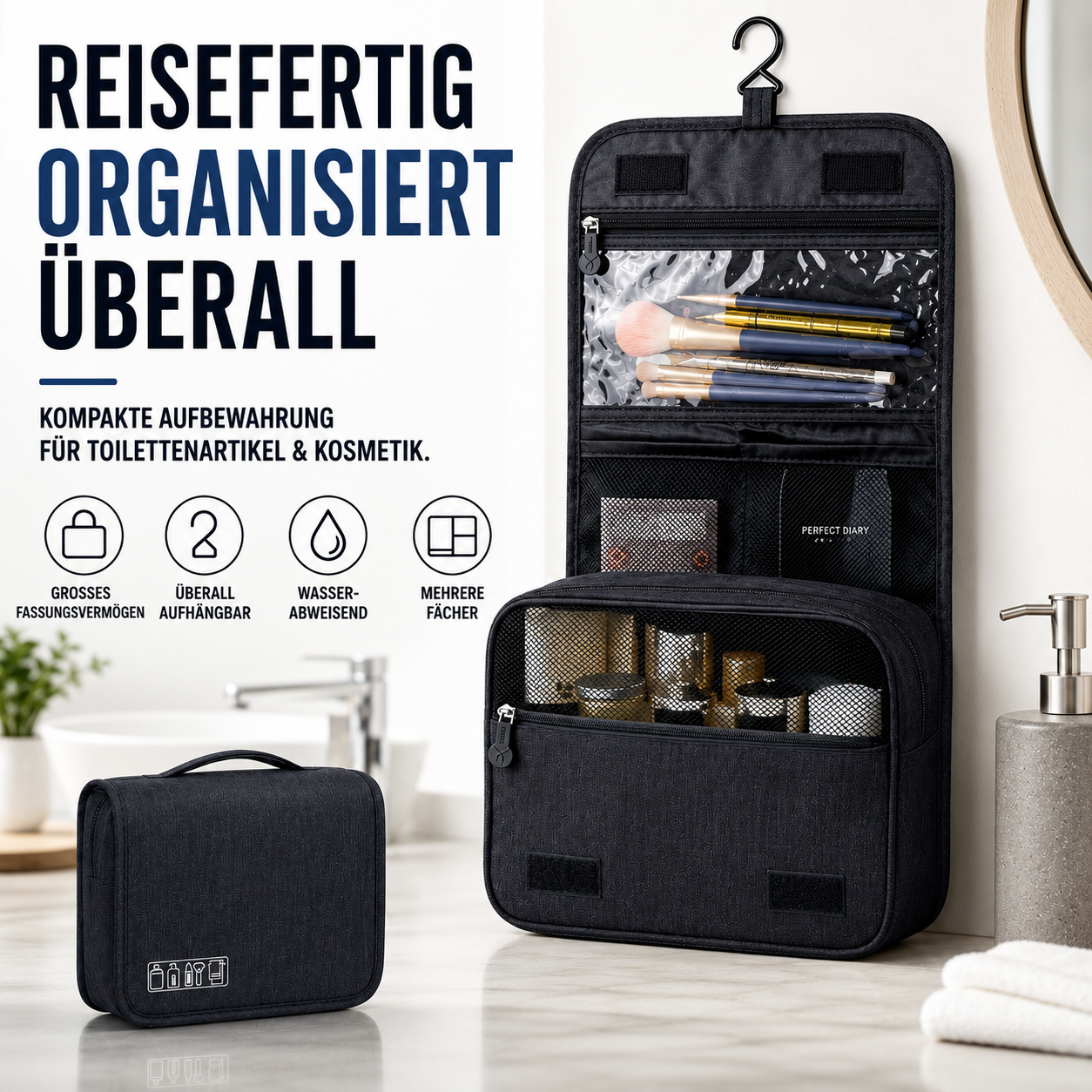 Nordspur | Vaylore Wasserdichte Hängende Kulturtasche
