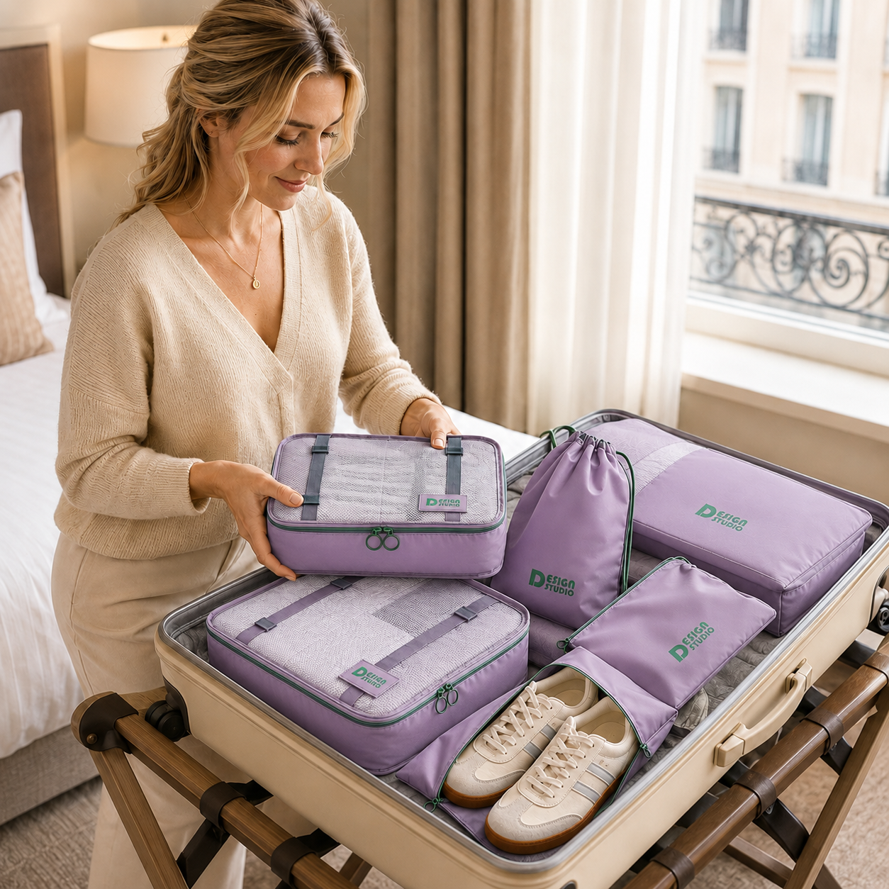 Nordspur | VeldoraPack Siebenteiliges Reise-Organizer-Set