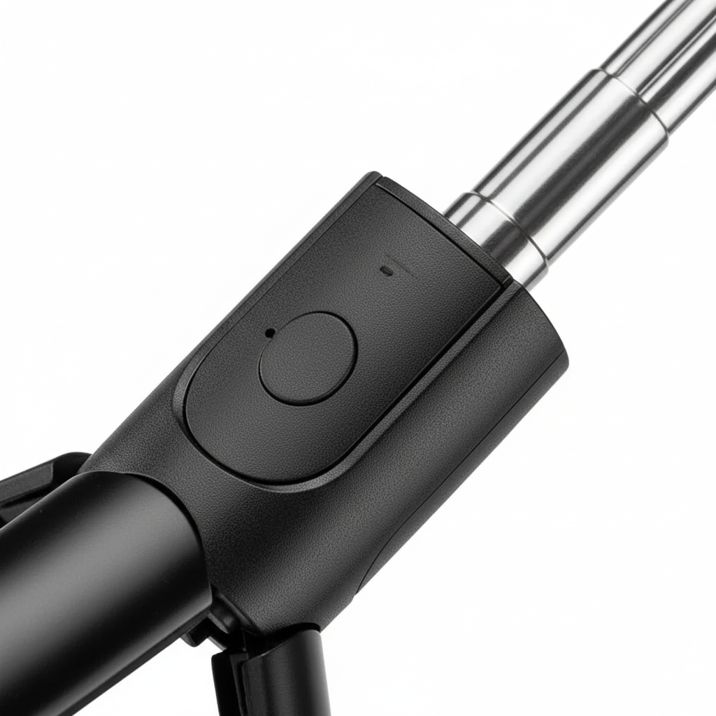 Ausziehbarer Selfie-Stick Stativ mit 360-Grad-Rotation und Handyhalterung