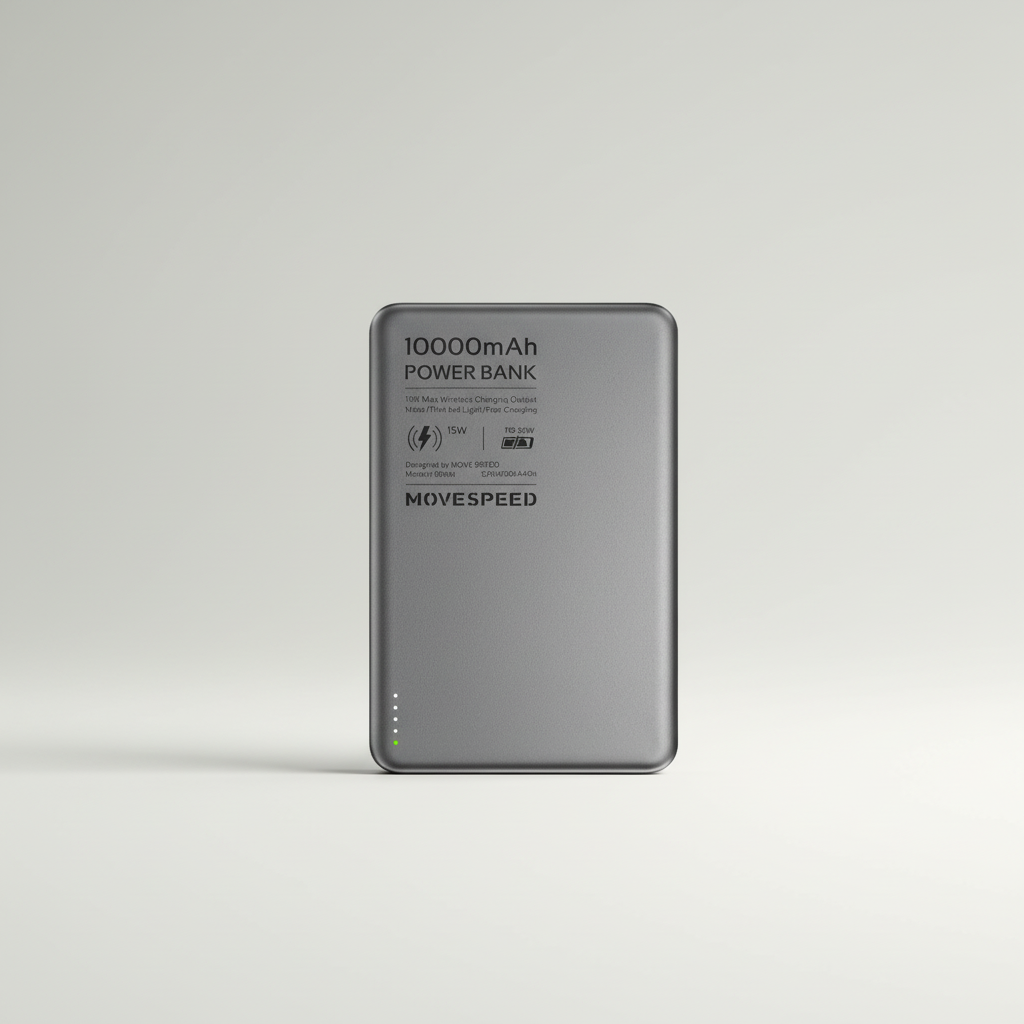 Magnetische Powerbank schlank kabellos tragbar 10000mAh