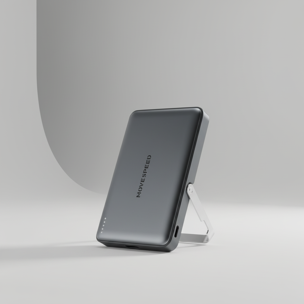 Magnetische Powerbank schlank kabellos tragbar 10000mAh