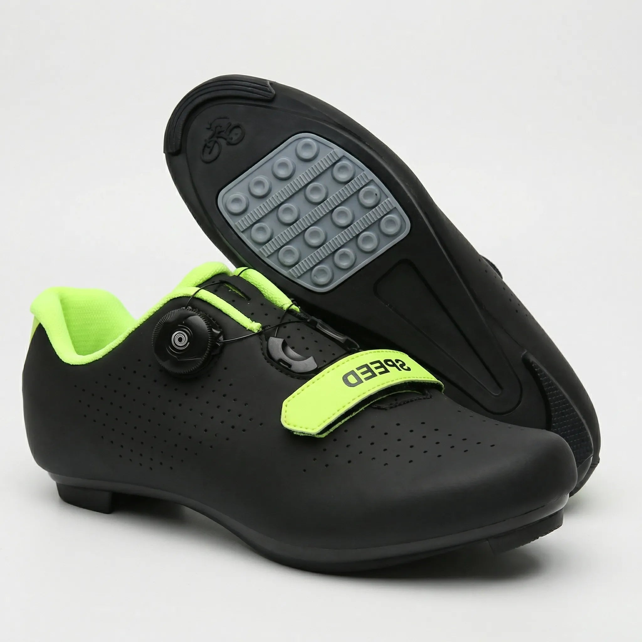 Flatpedal-Radschuh mit griffiger Gummisohle und Drehreglerverschluss