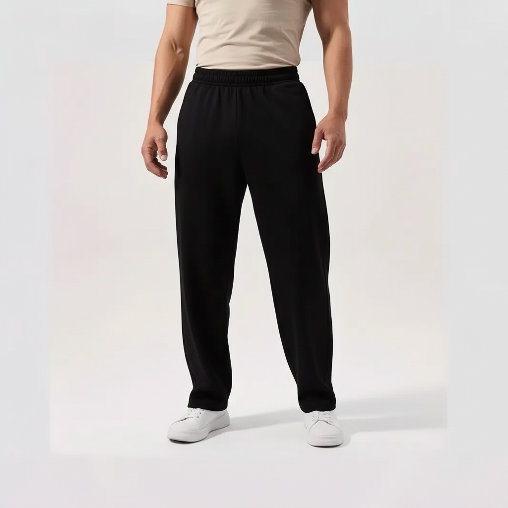 Herren Jogginganzug locker mit elastischem Bund vollständig bedeckt