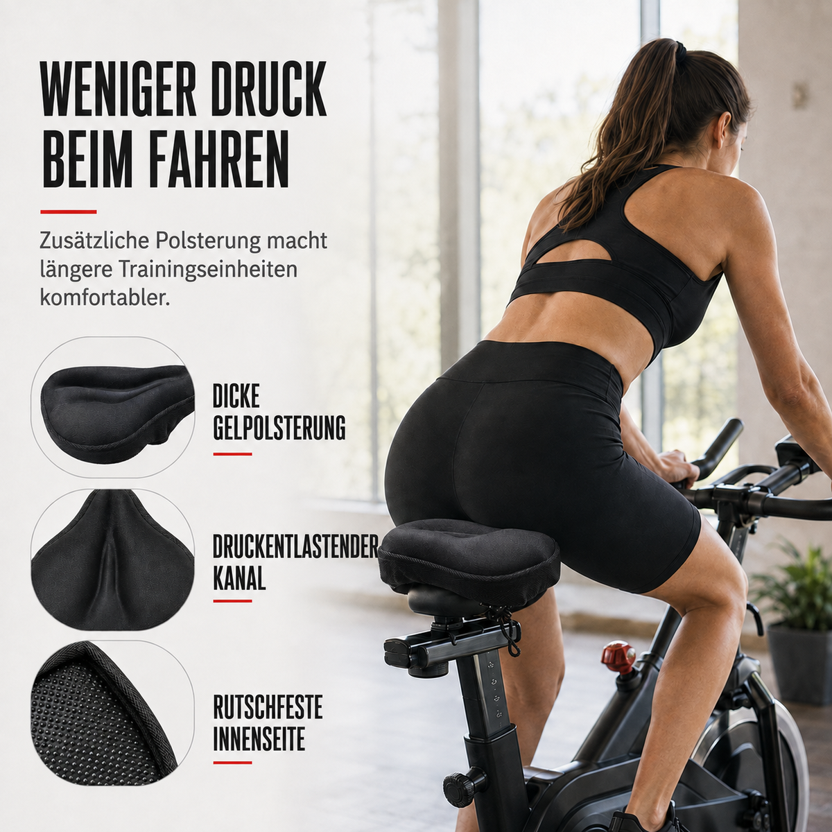 Nordspur | Velosafe Verdickter Gel-Sattelüberzug