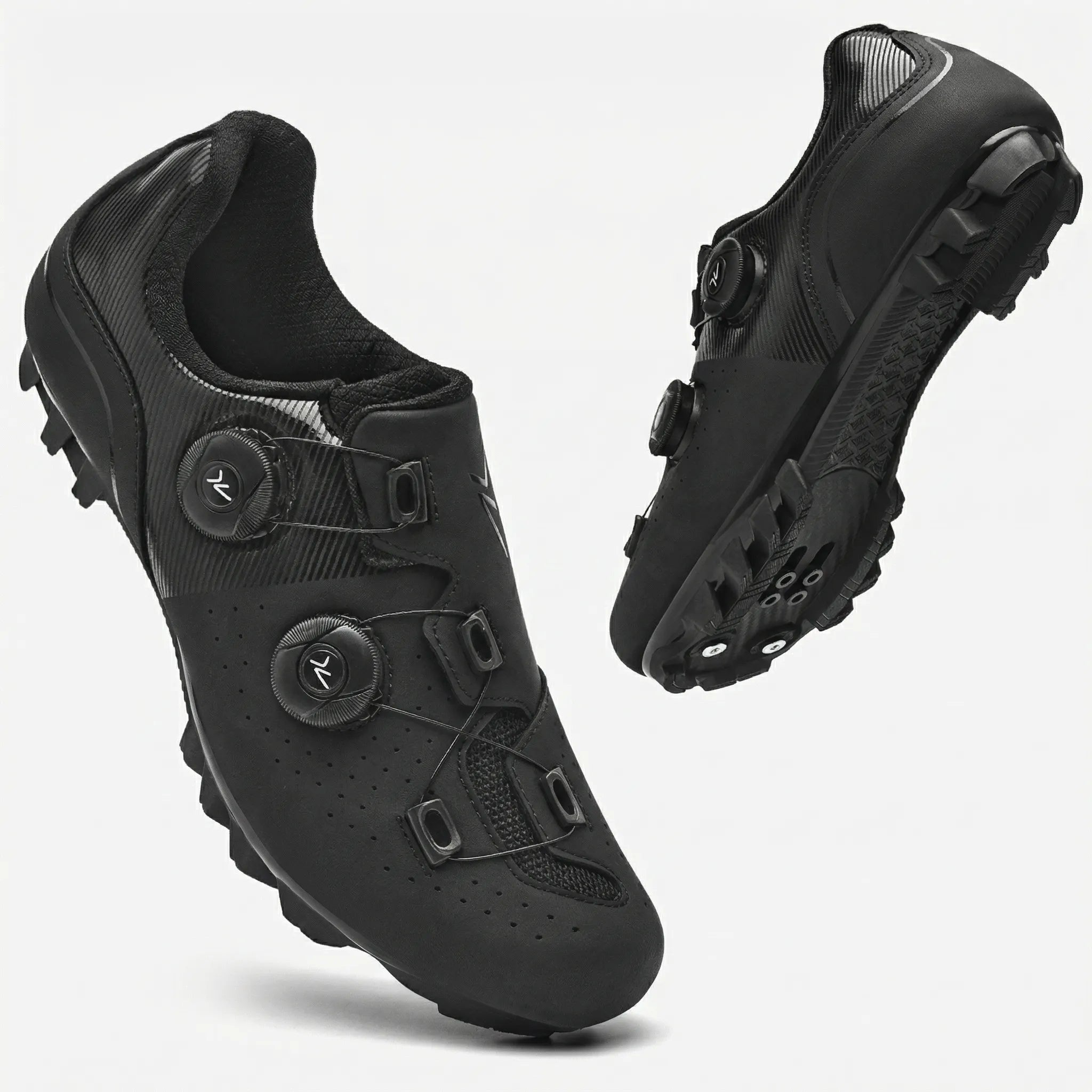 Radschuh mit dualem Drehverschluss Rennrad MTB Cleat-kompatibel