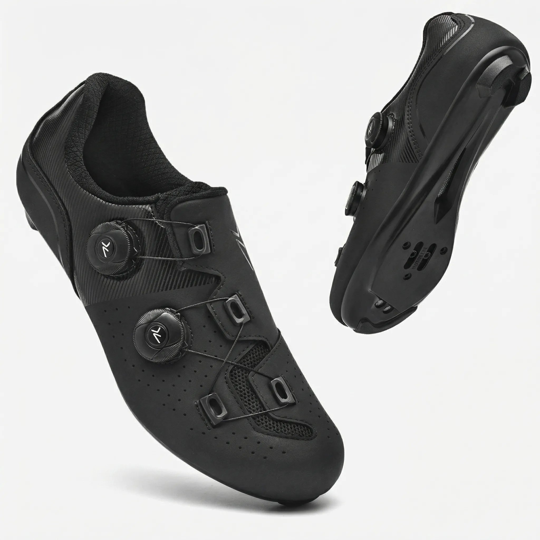 Radschuh mit dualem Drehverschluss Rennrad MTB Cleat-kompatibel