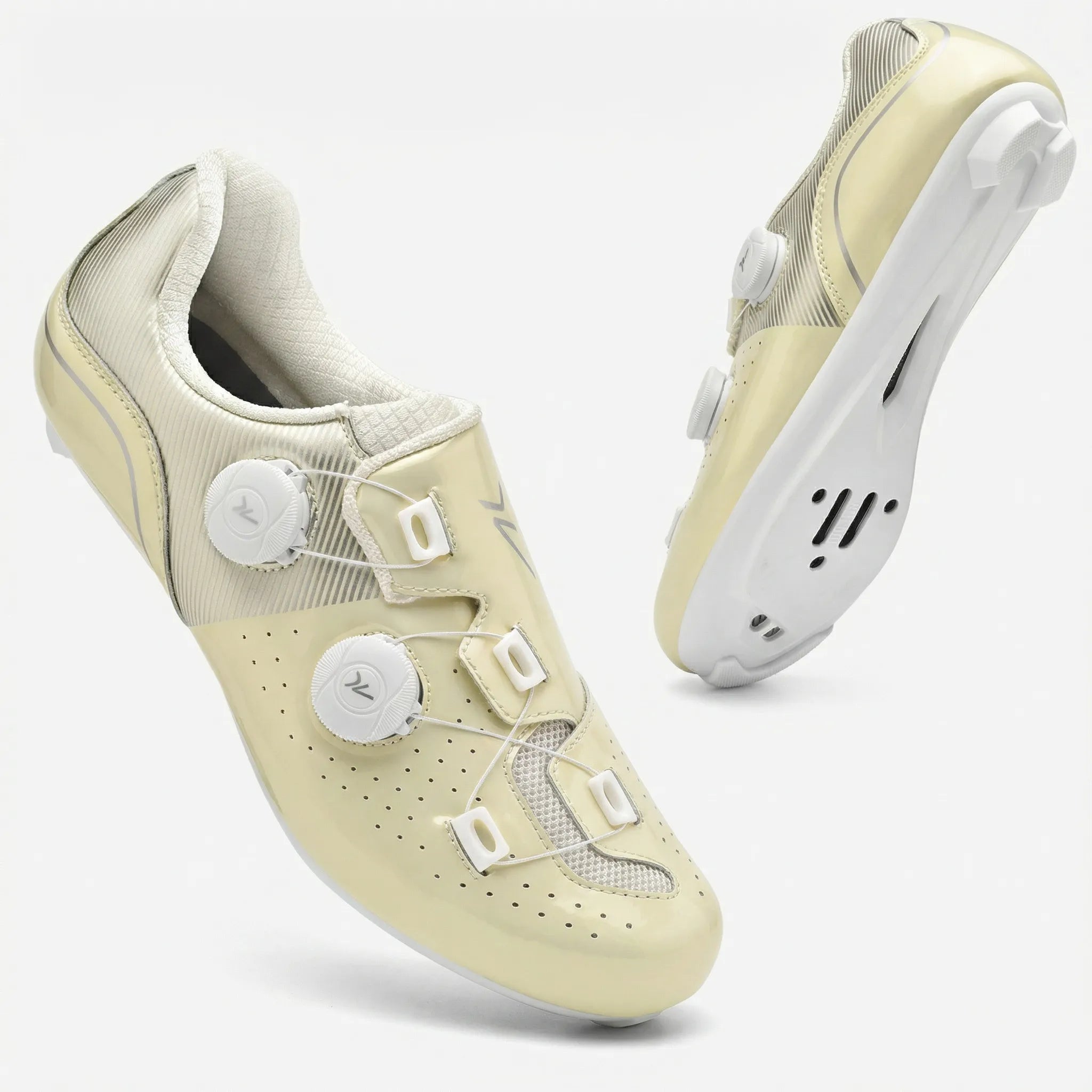 Radschuh mit dualem Drehverschluss Rennrad MTB Cleat-kompatibel