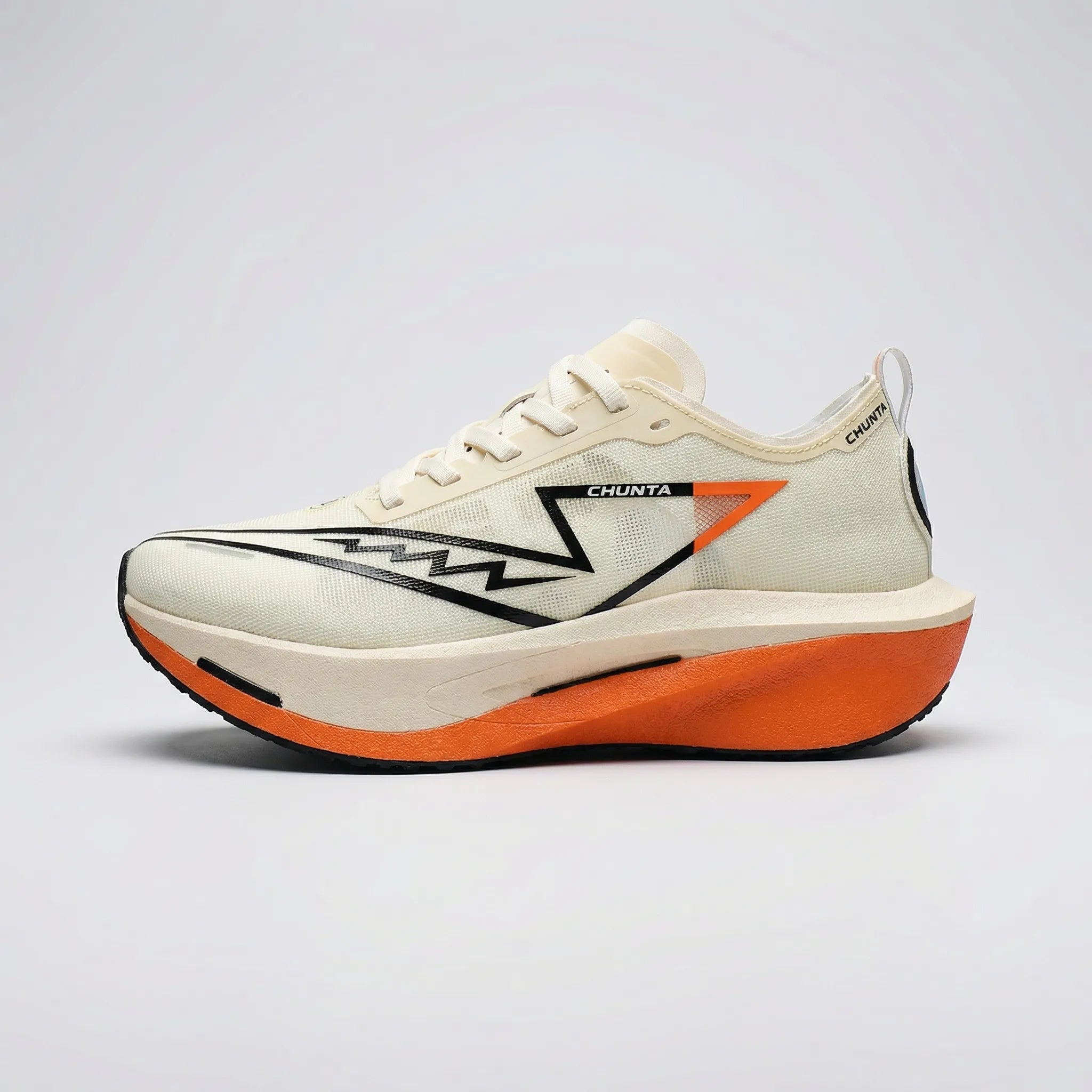 Marathonlaufschuh mit Karbonplatte atmungsaktiv leicht
