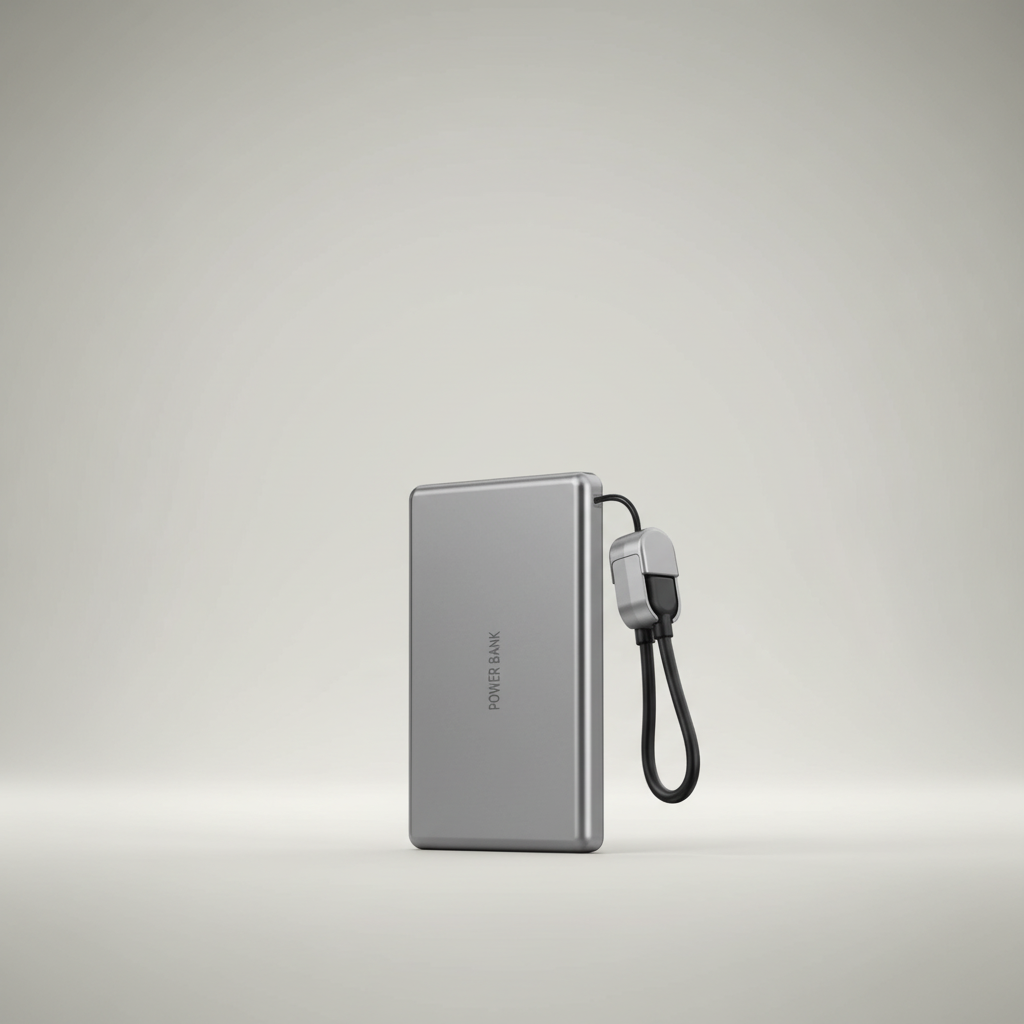 Ultraflache magnetische Powerbank mit schnellladefunktion