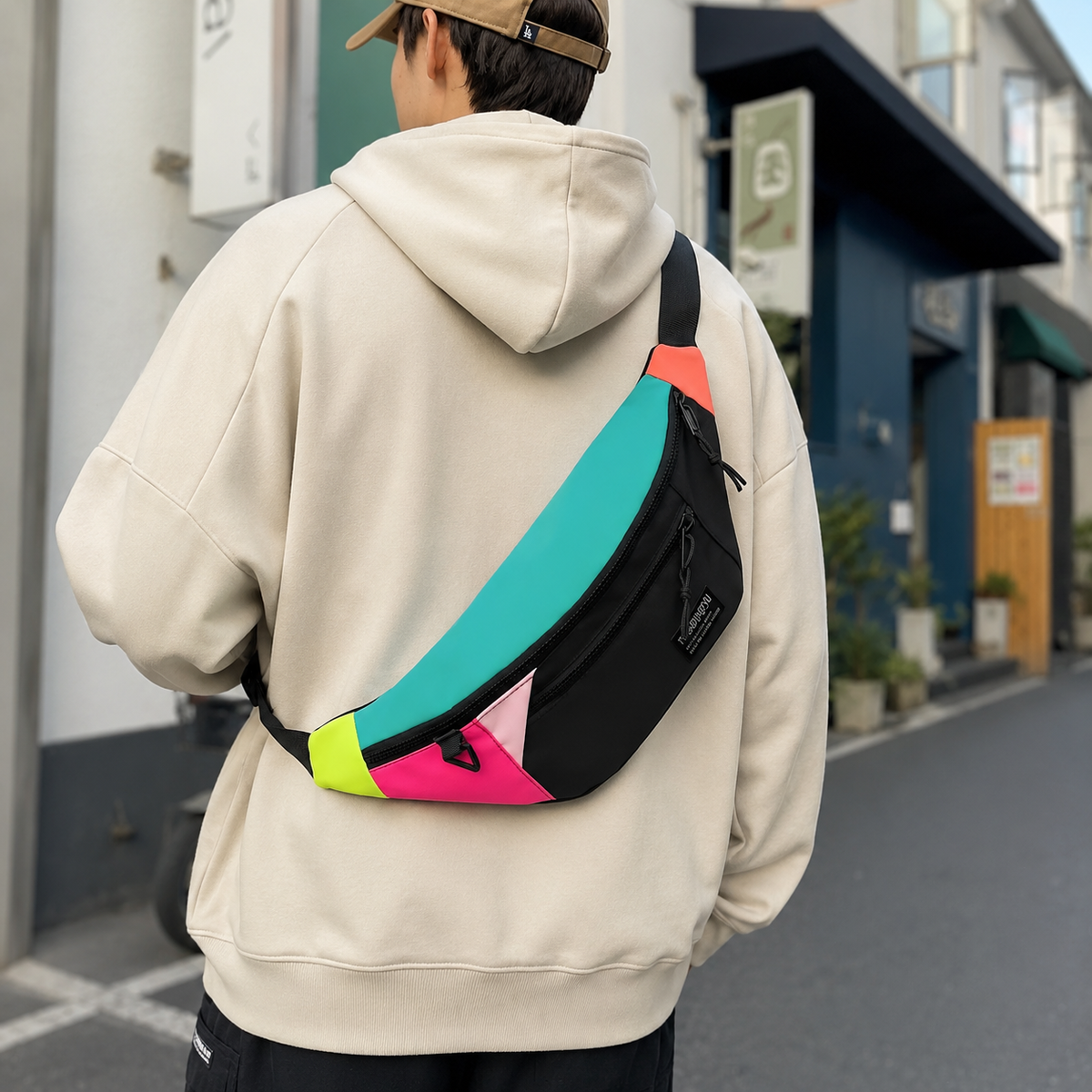 Nordspur | Veltroxa Lässige Nylon-Crossbody-Tasche