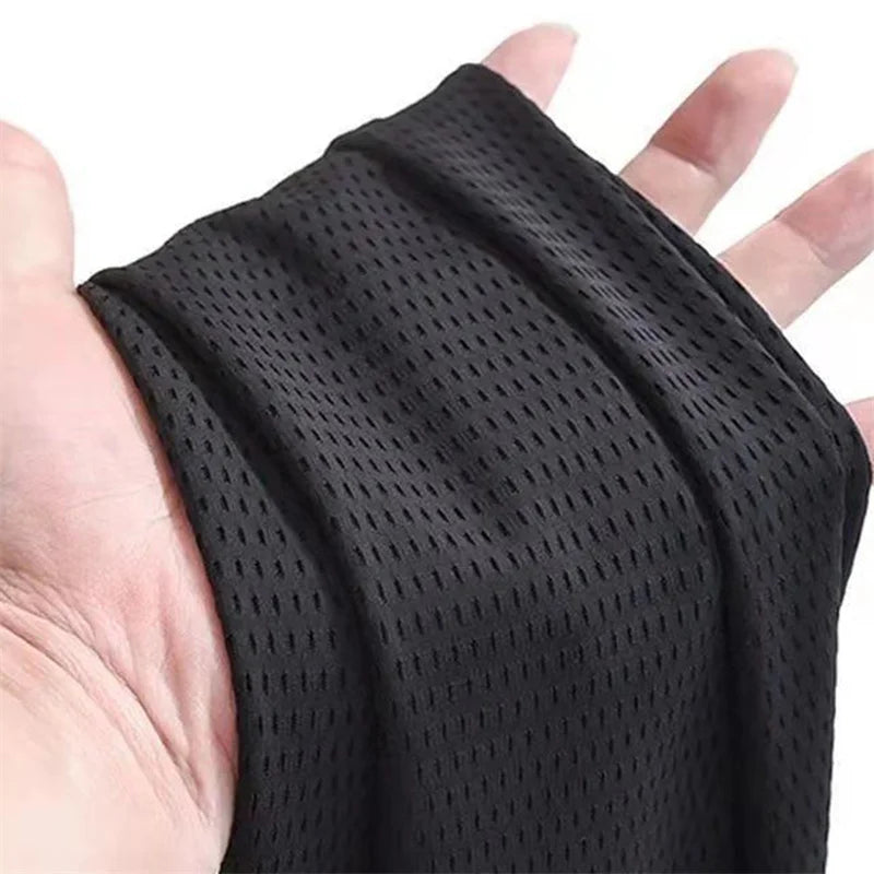 Herren Sporthose atmungsaktiv schnelltrocknend Mesh-Gewebe für Laufen und Fitness