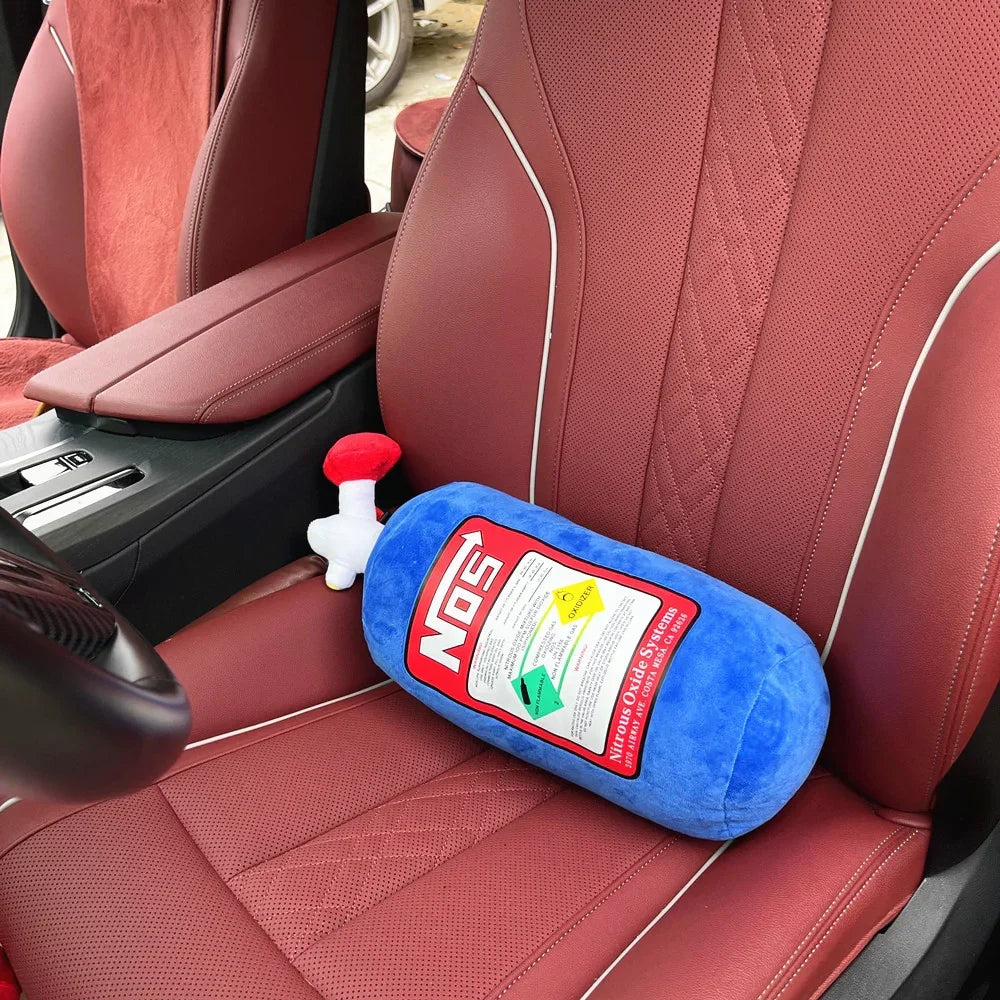 Plüsch-Nackenkissen Auto ergonomische Kopfstützenstütze