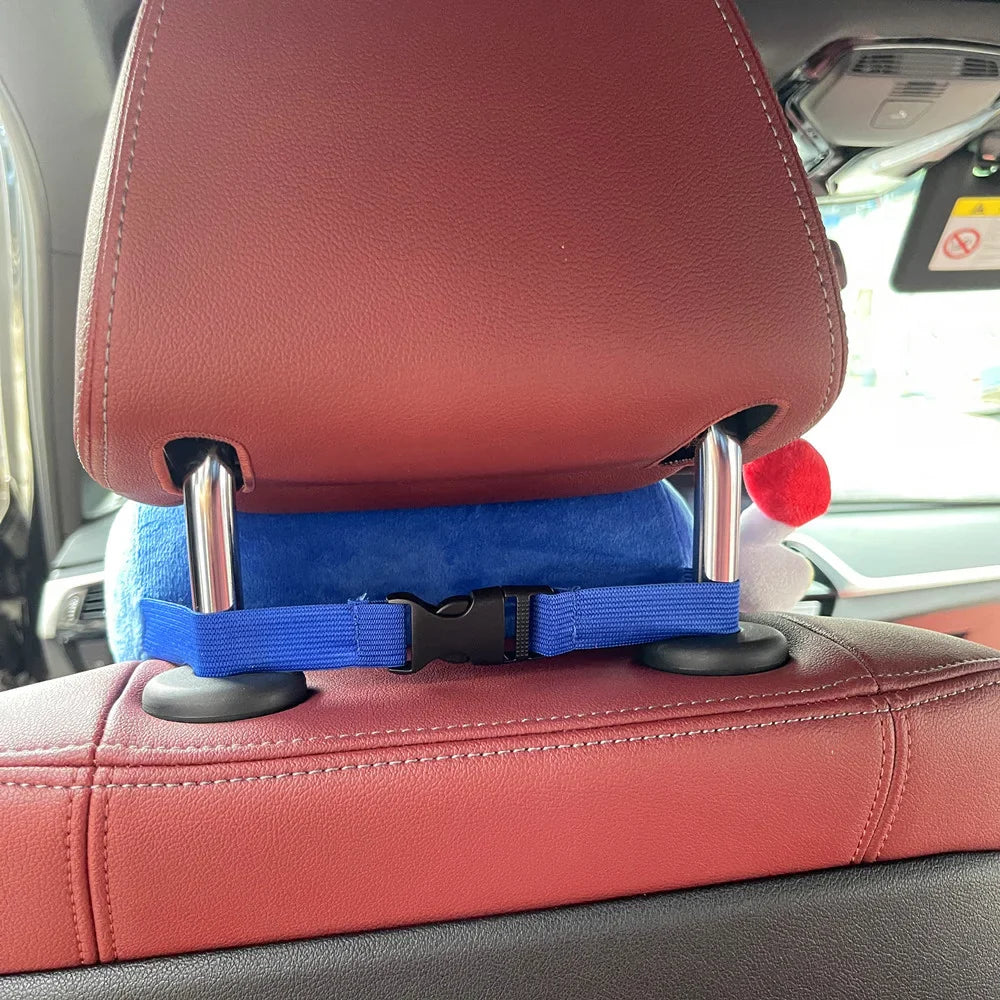 Plüsch-Nackenkissen Auto ergonomische Kopfstützenstütze