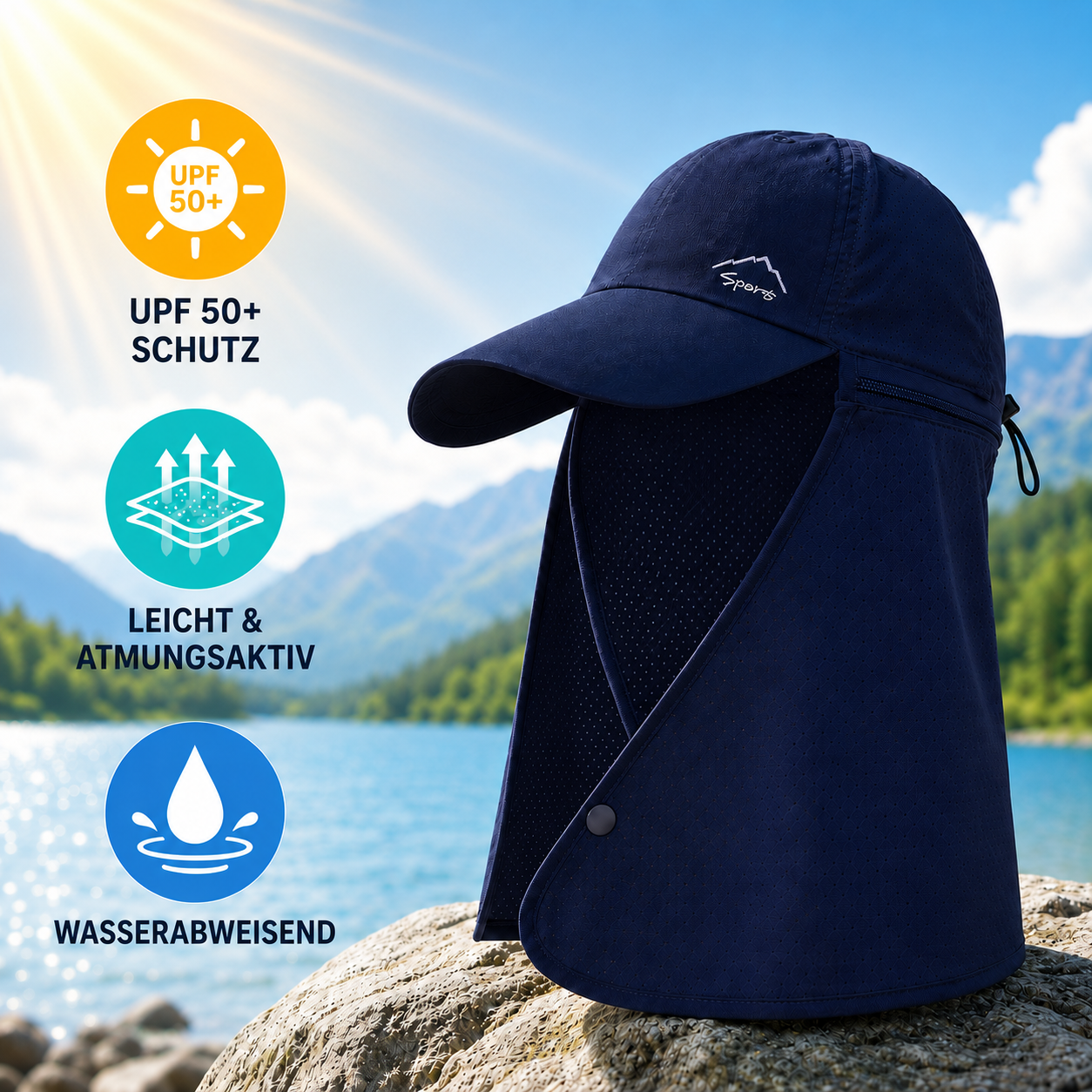 Nordspur | Venshield Kappe mit Nackenklappen