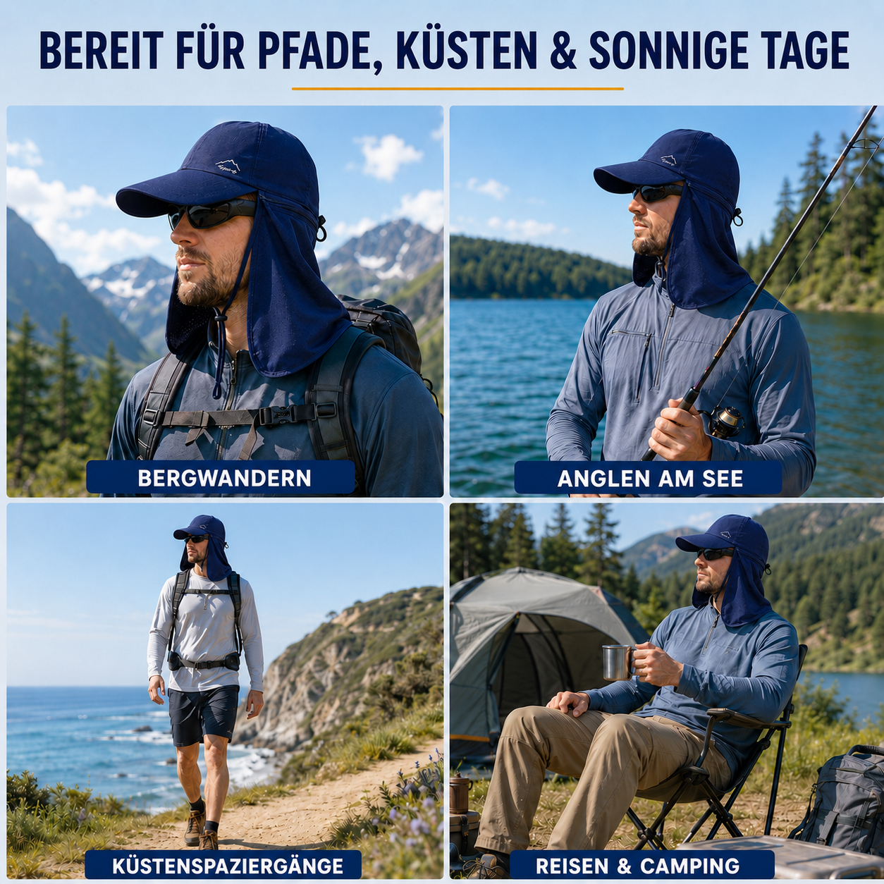 Nordspur | Venshield Kappe mit Nackenklappen