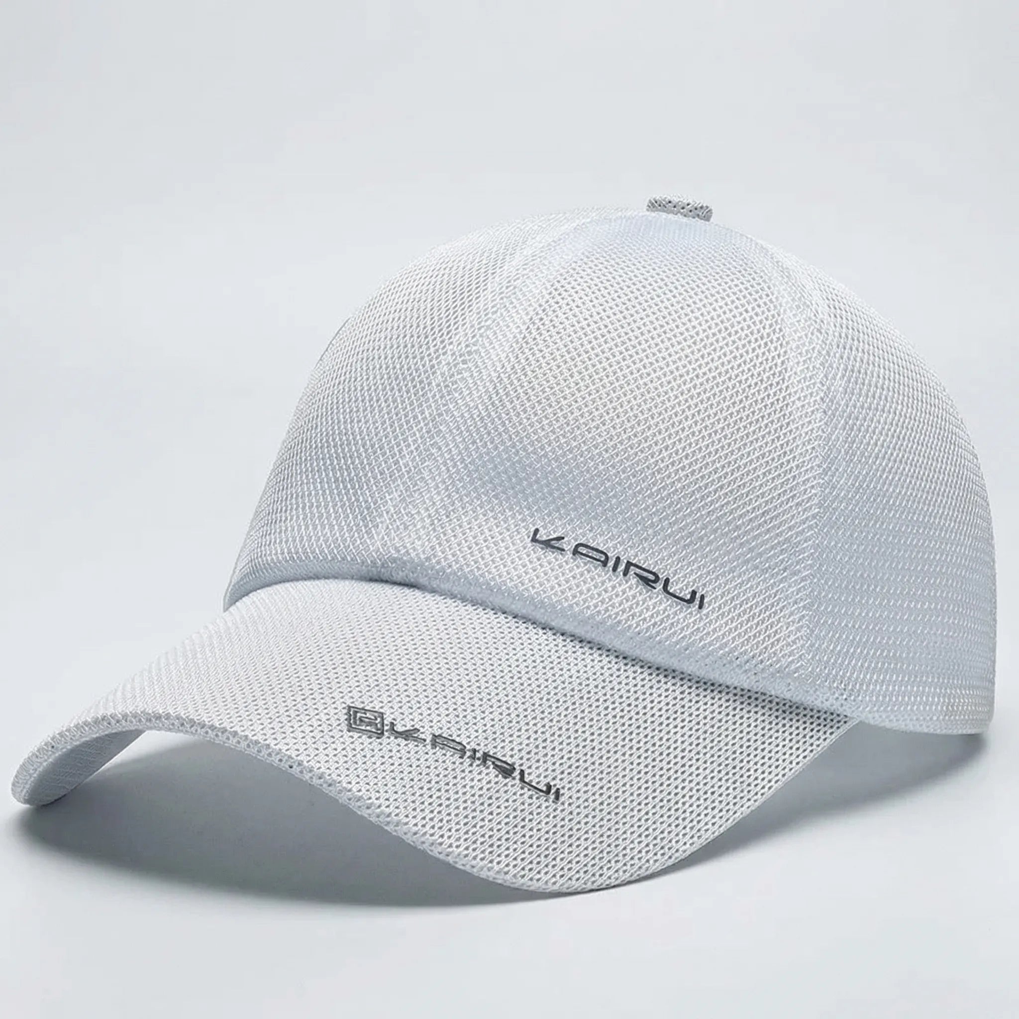 Atmungsaktive Mesh Snapback Cap mit gebogenem Schirm