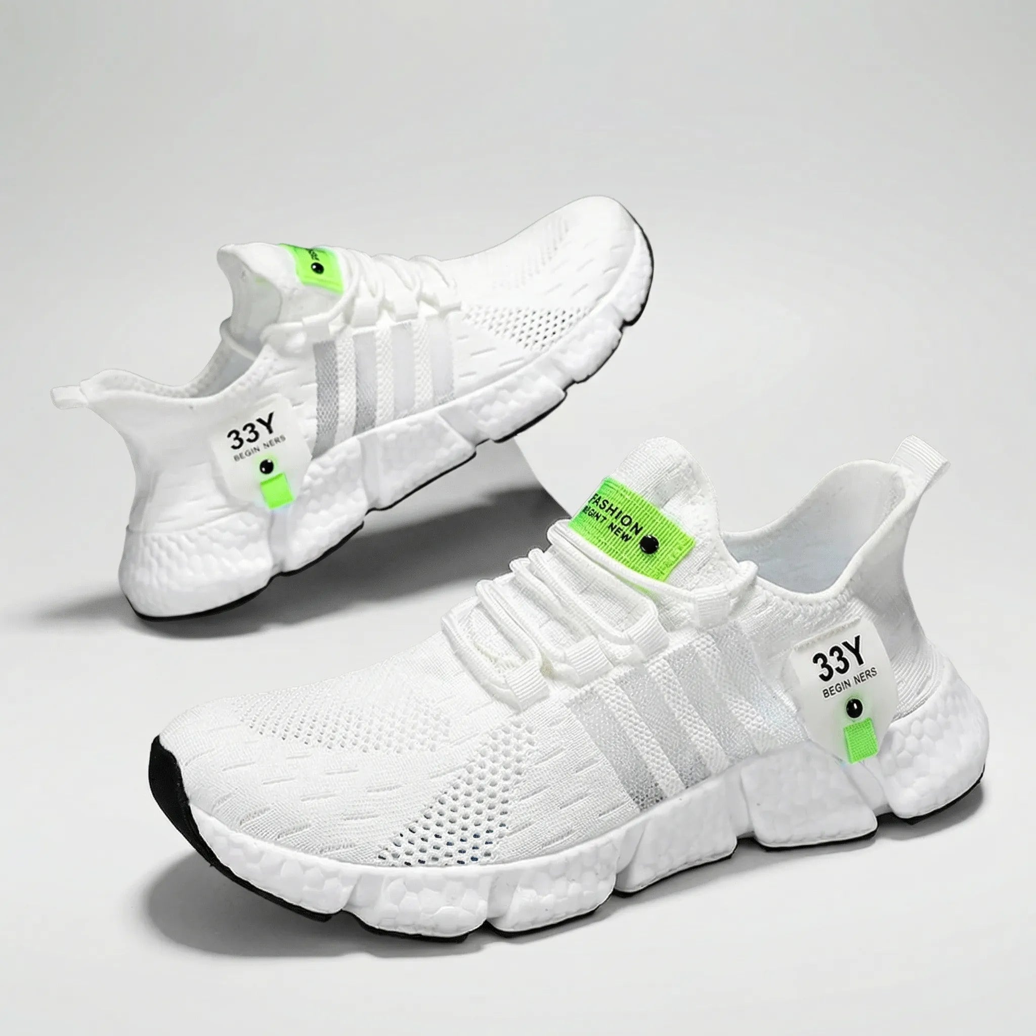 Herren Mesh Sneaker atmungsaktiv leicht knöchelhoher Schaft