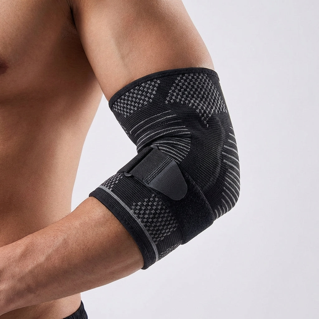 Verstellbare Kompressions-Ellbogenbandage für Sport und Gelenkunterstützung