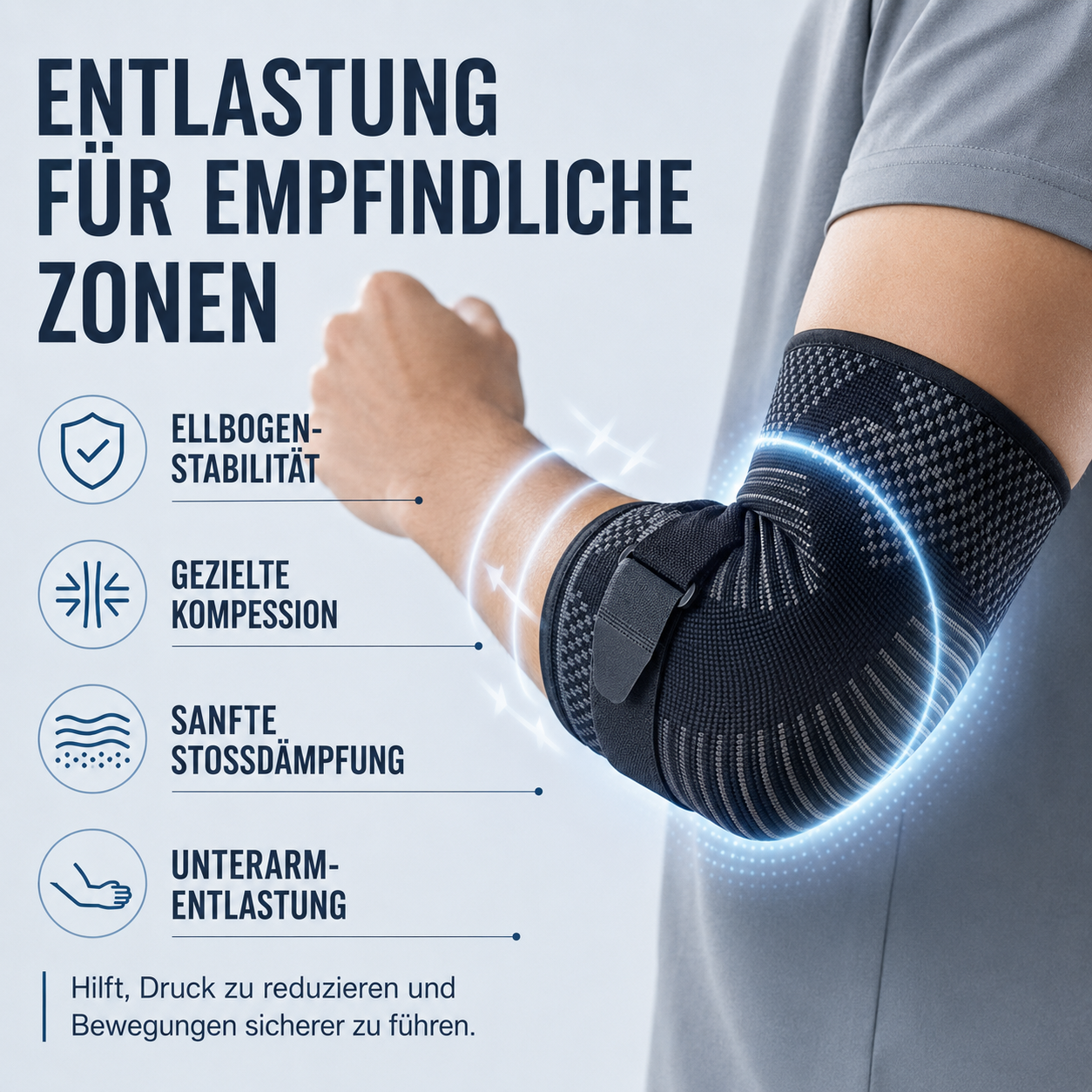 Nordspur | Ventrox Verstellbare Kompressions-Ellbogenbandage
