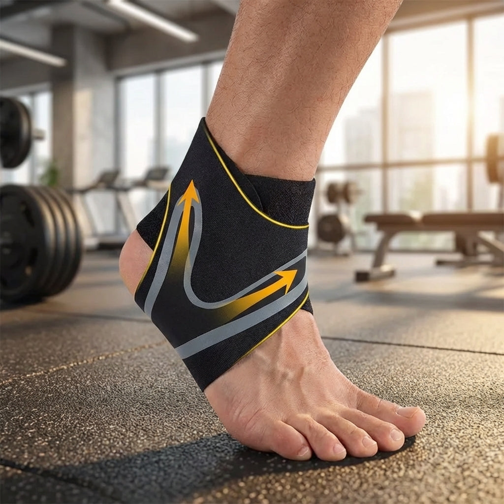 Verstellbare Knöchelstützbandage für Sport und Schutz vor Umknicken