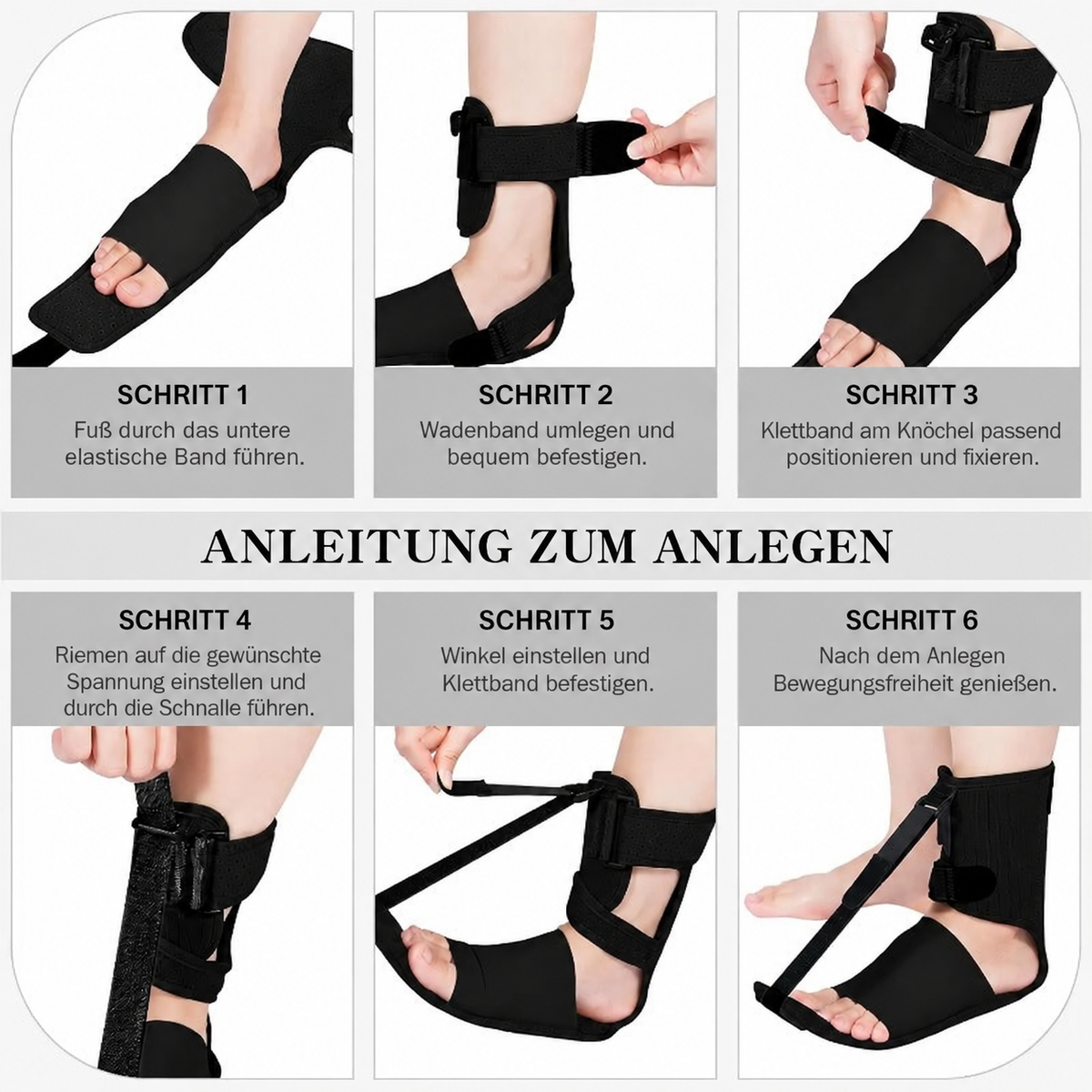 Nordspur | Verstellbare Plantarfasziitis-Bandage