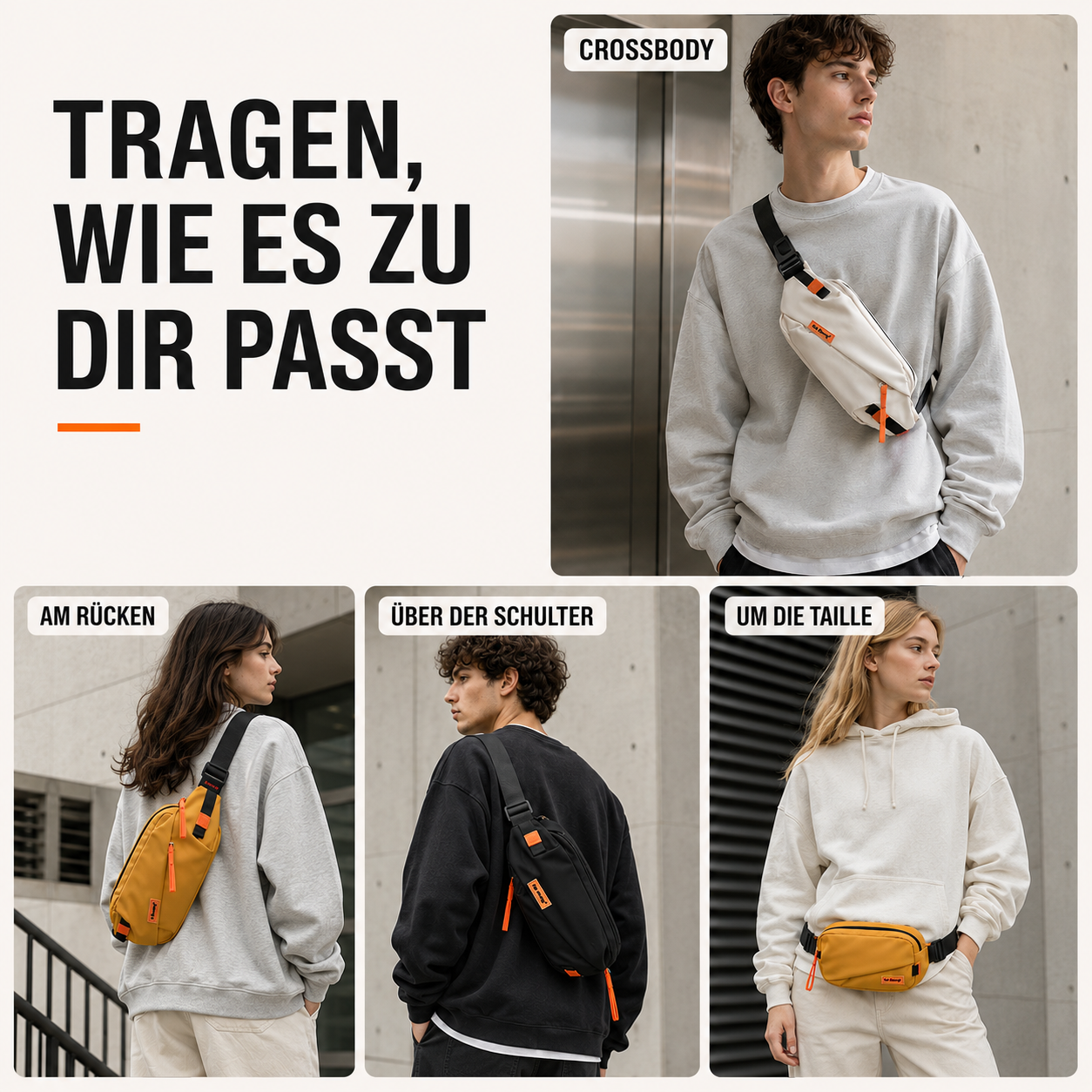 Nordspur | Vexilo Lässige Crossbody-Brusttasche