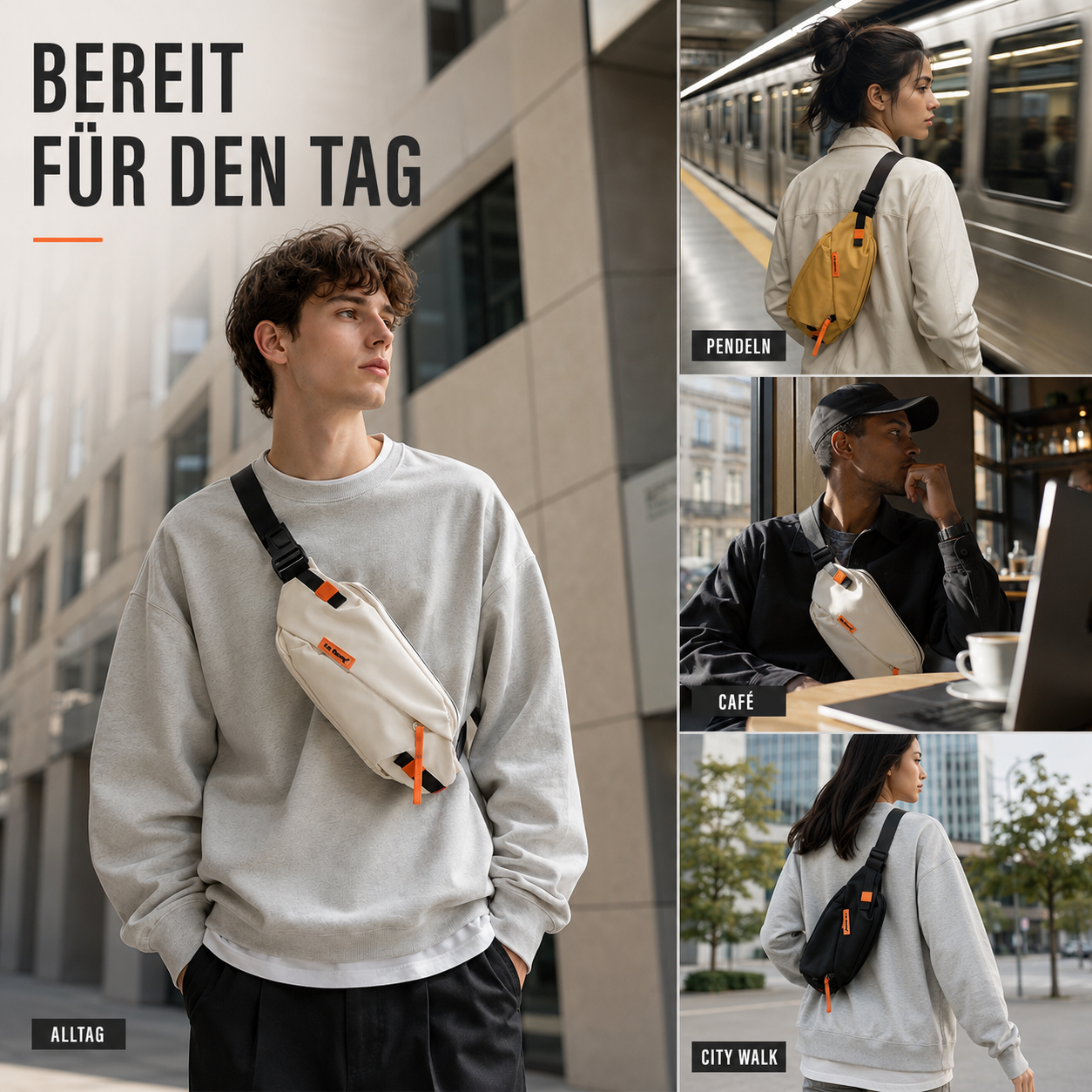 Nordspur | Vexilo Lässige Crossbody-Brusttasche
