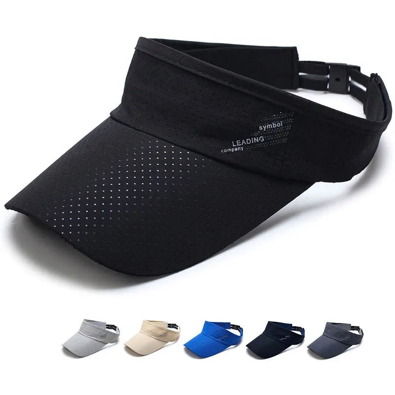 Offene Mesh-Sonnenblende atmungsaktiv schnelltrocknend für Sport Outdoor