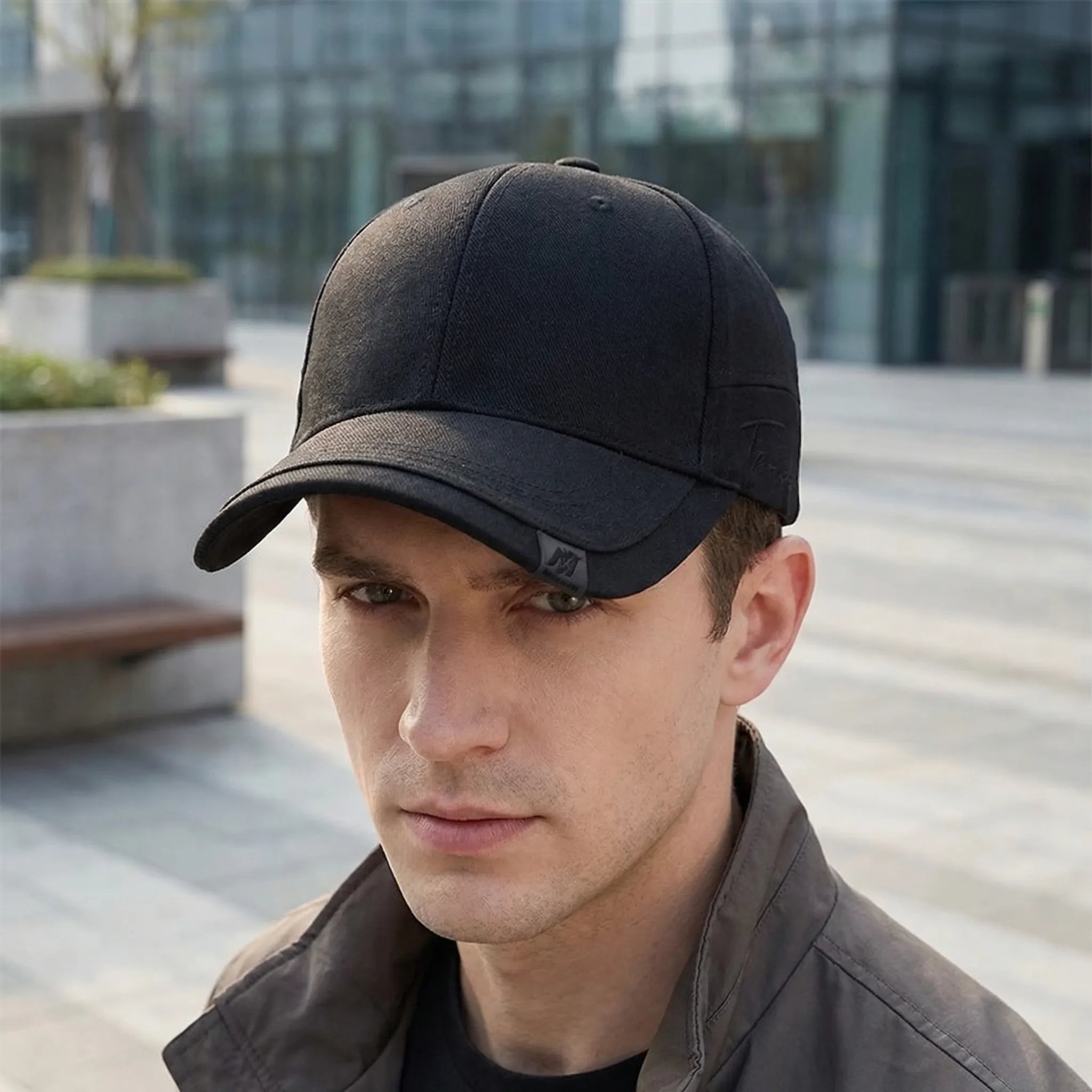 Herren Baseballkappe verstellbar minimalistisch Freizeit