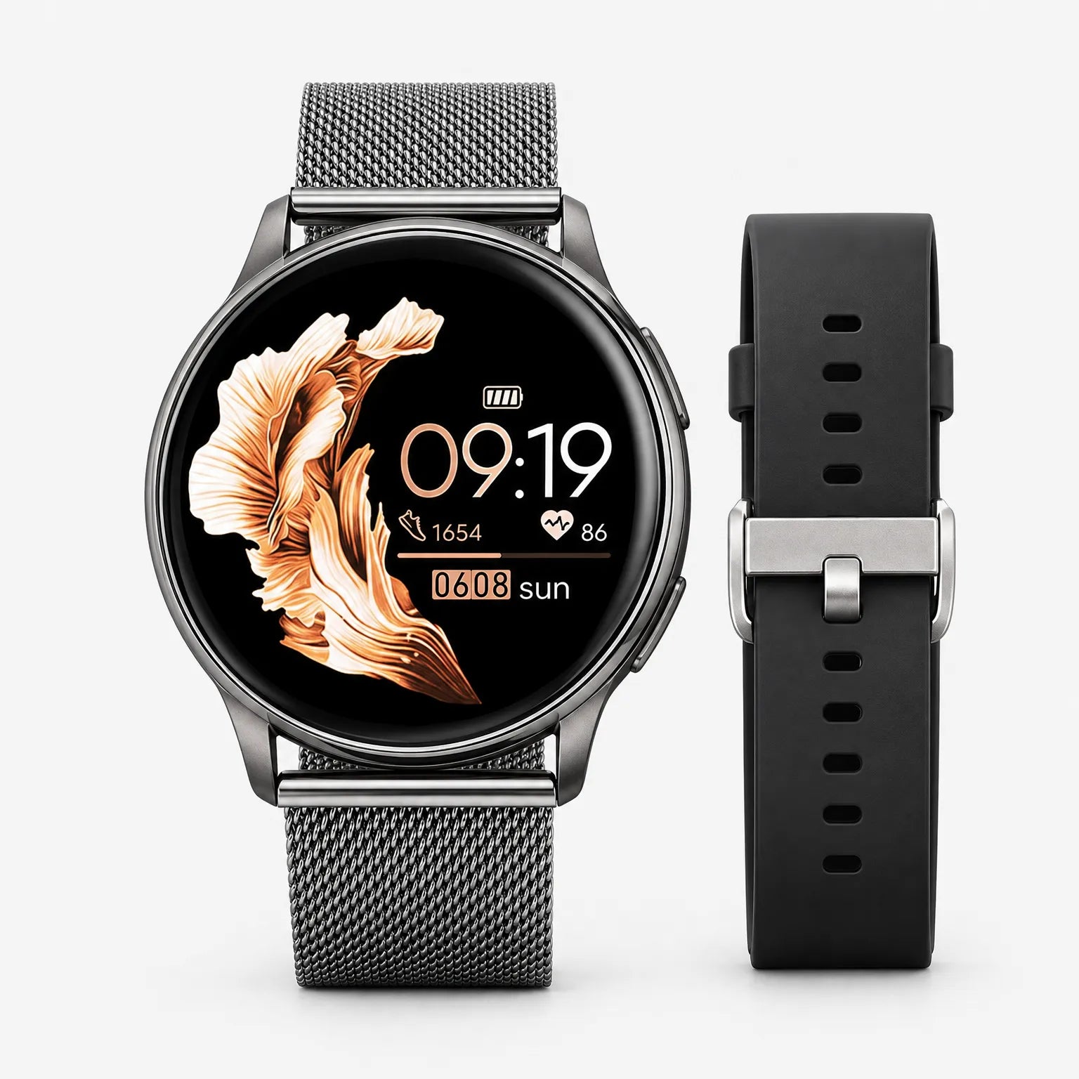 Nordspur | Vitalia Runde Digitale Smartwatch