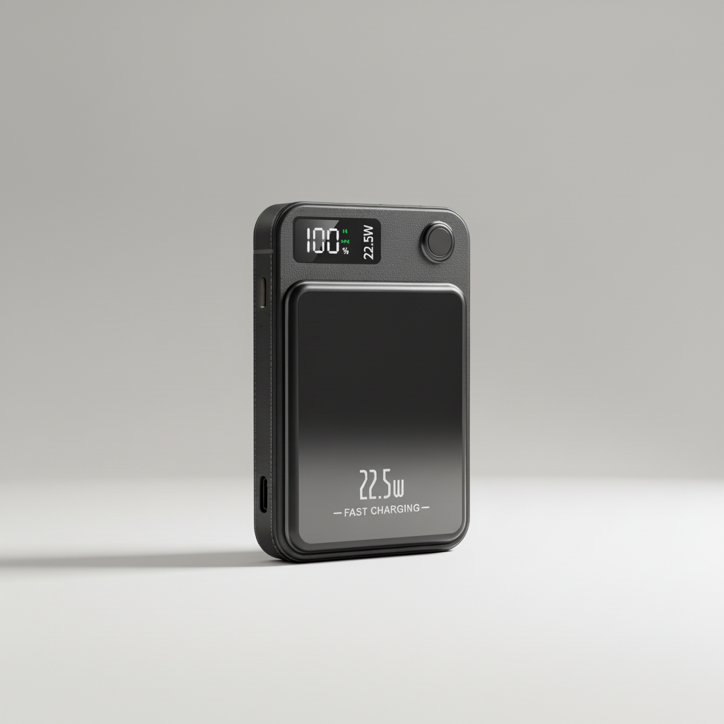Magnetische Powerbank 50000mAh mit Schnellladung und digitalem Display