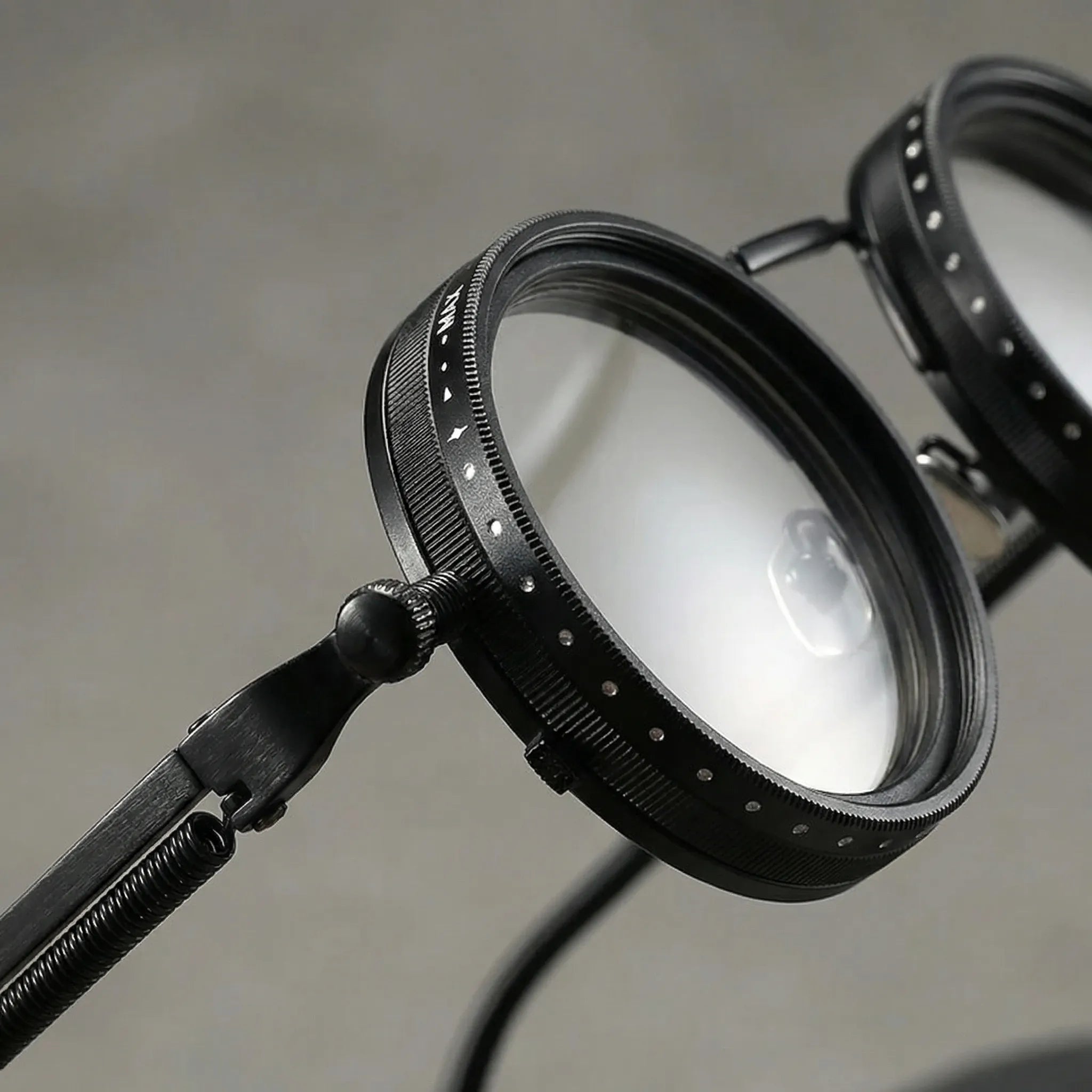 Runde Steampunk-Sonnenbrille mit dimmbar polarisierten Linsen