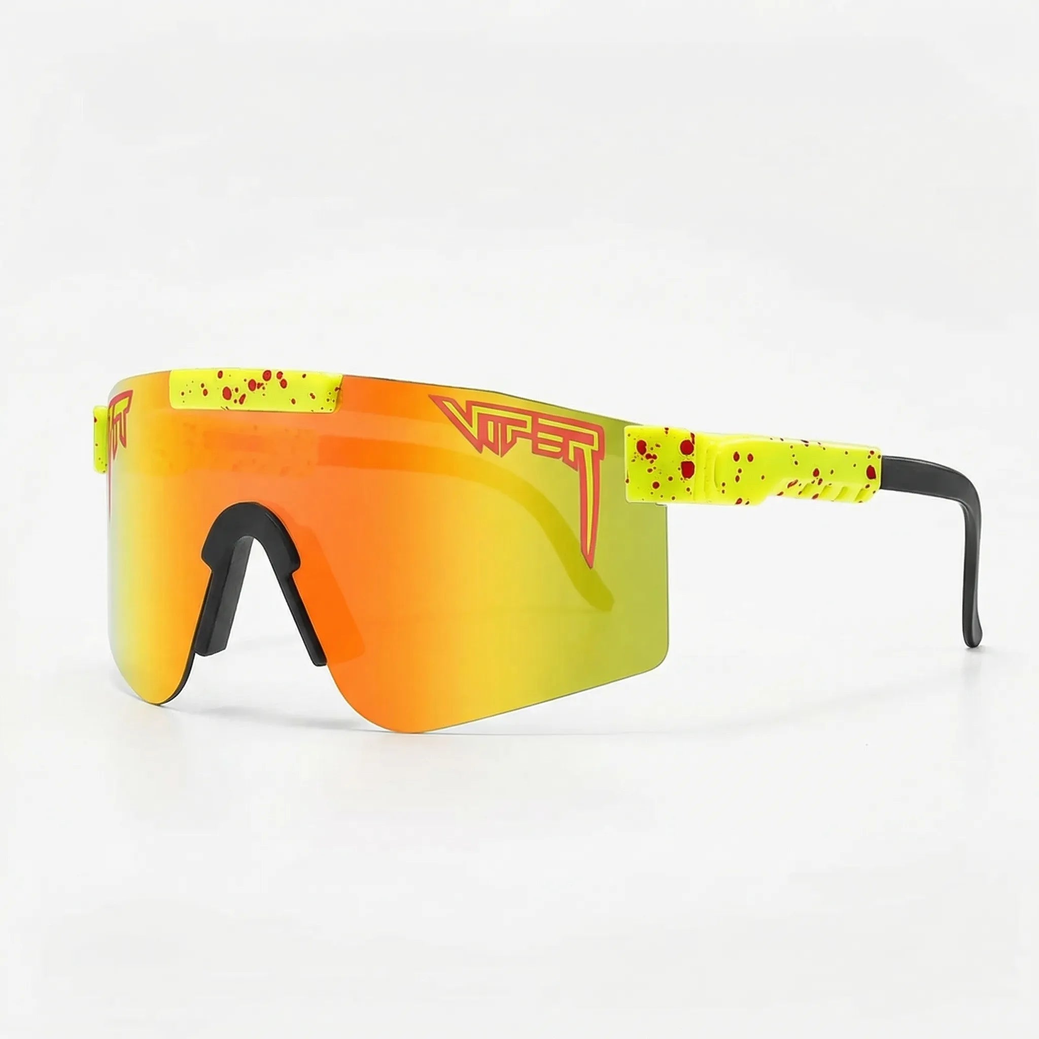 Wraparound-Sportsonnenbrille mit UV400-Gläsern winddicht Radfahren