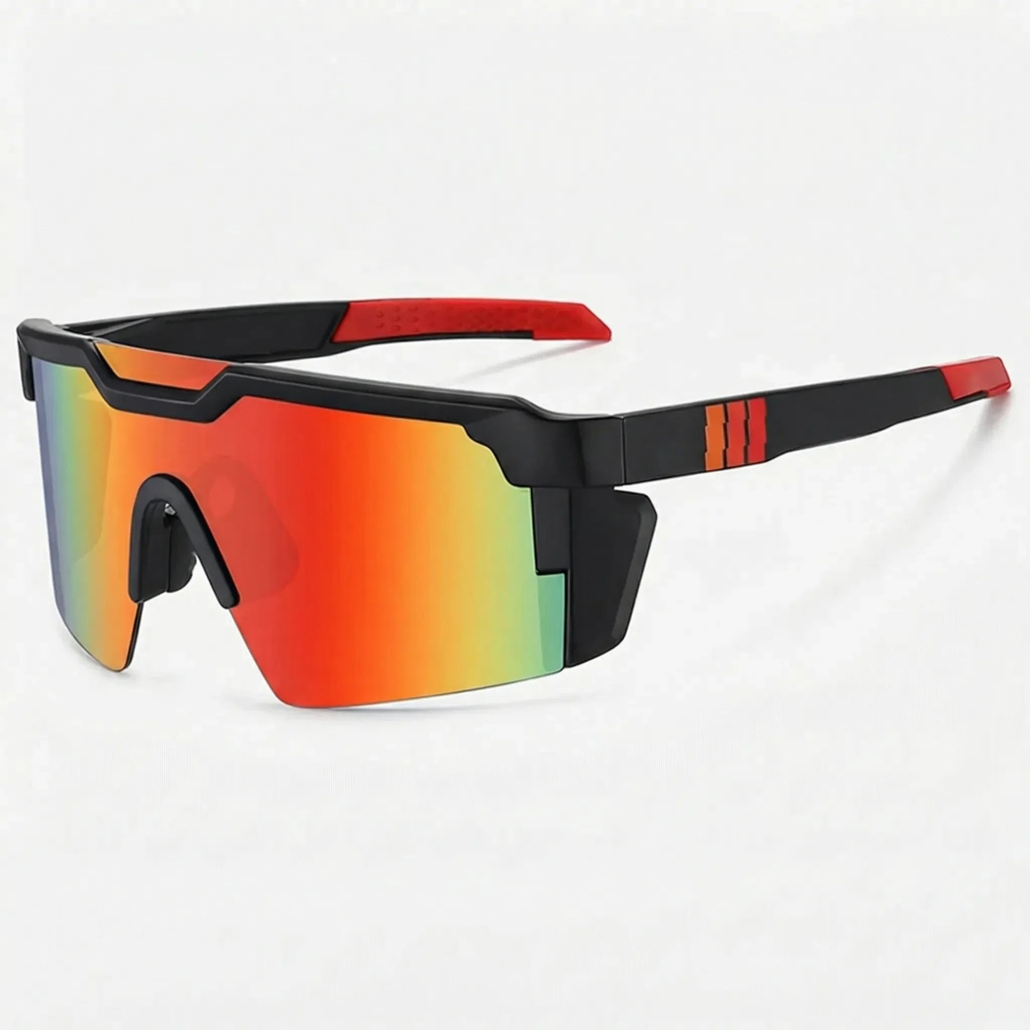 Sportsonnenbrille mit umschließender Schutzlinse für Radfahren und Outdoor