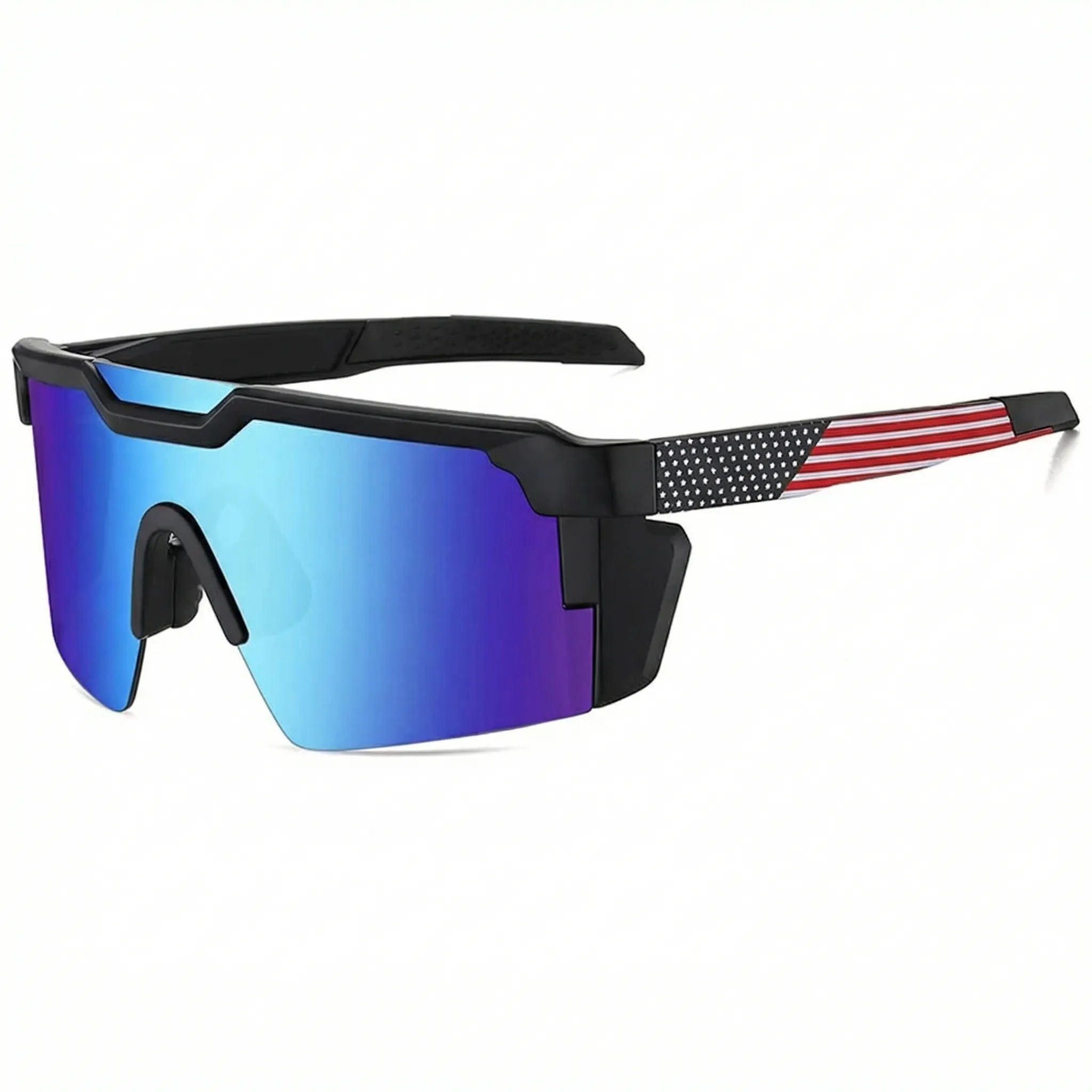 Sportsonnenbrille mit umschließender Schutzlinse für Radfahren und Outdoor