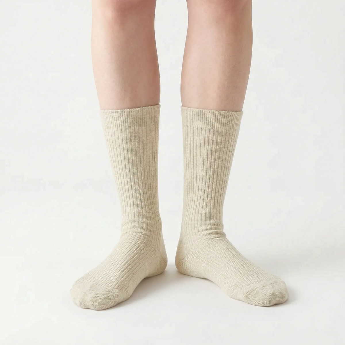 Nordspur | Wadenwärmer Gerippte Damensocken